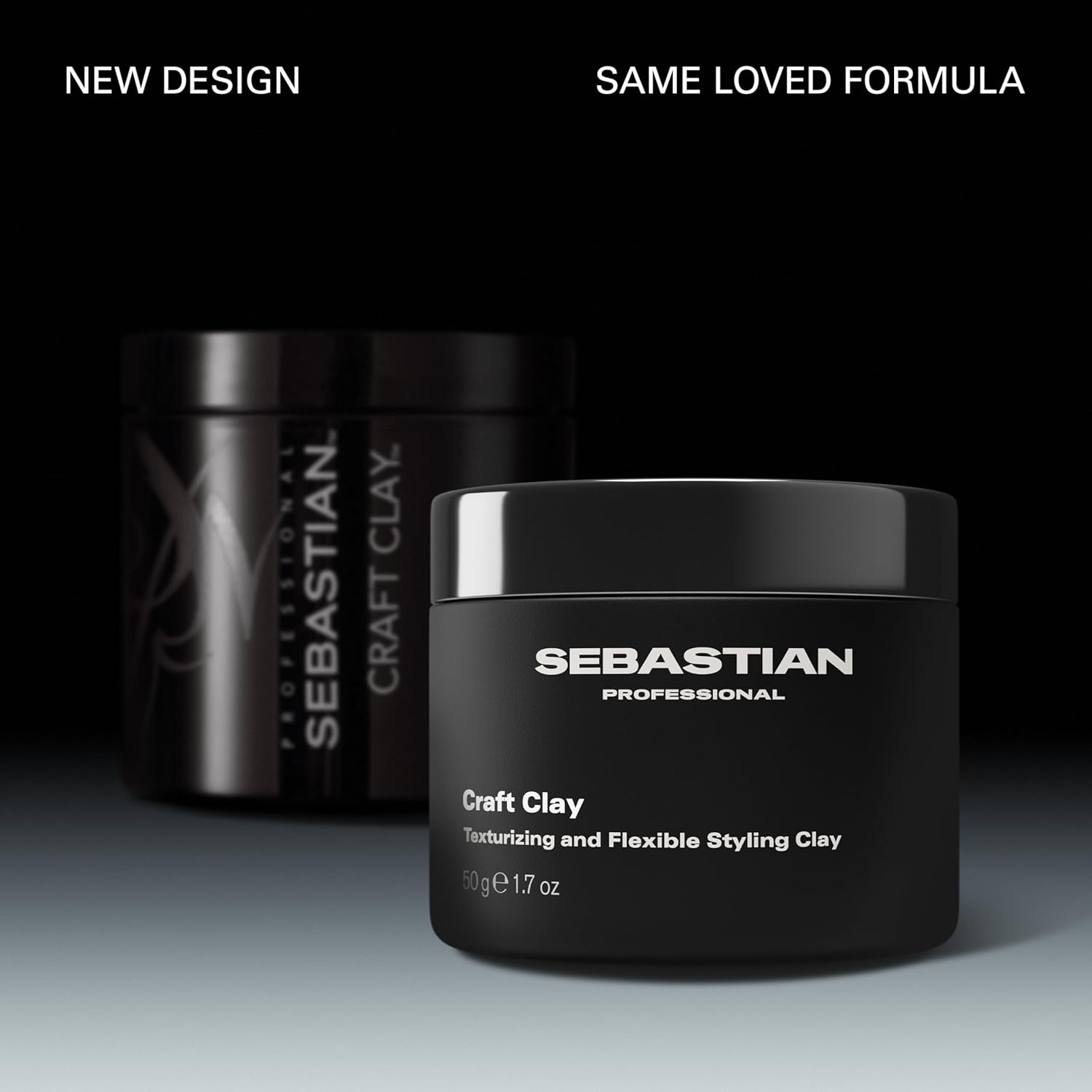 Sebastian Professional Styling Craft Clay | Remoldable Texturizing | Hair Styling Clay for Natural Hold | 1.7 oz