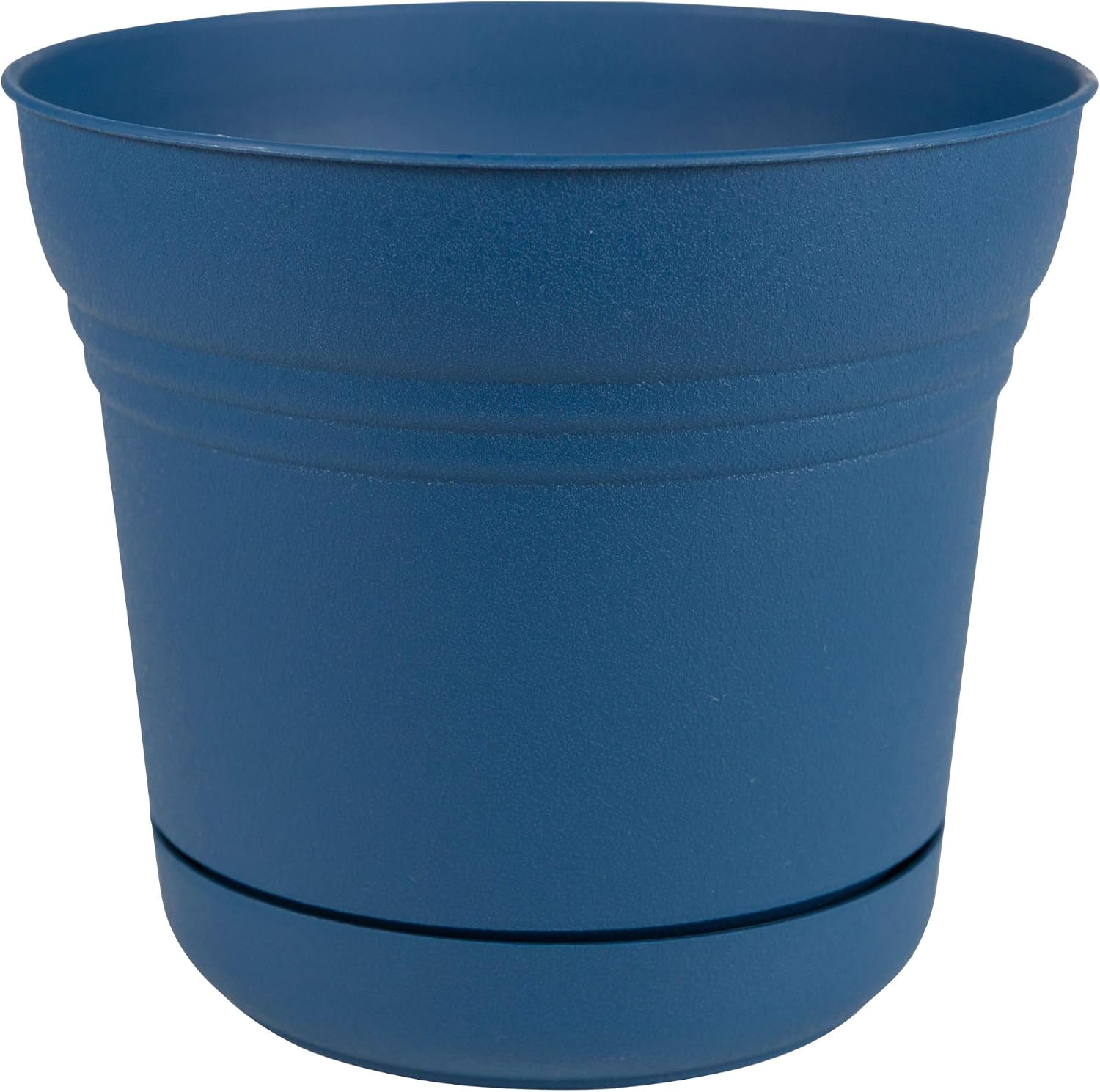 Bloem Saturn Planter with Saucer, 10", Calypso (SP1027)