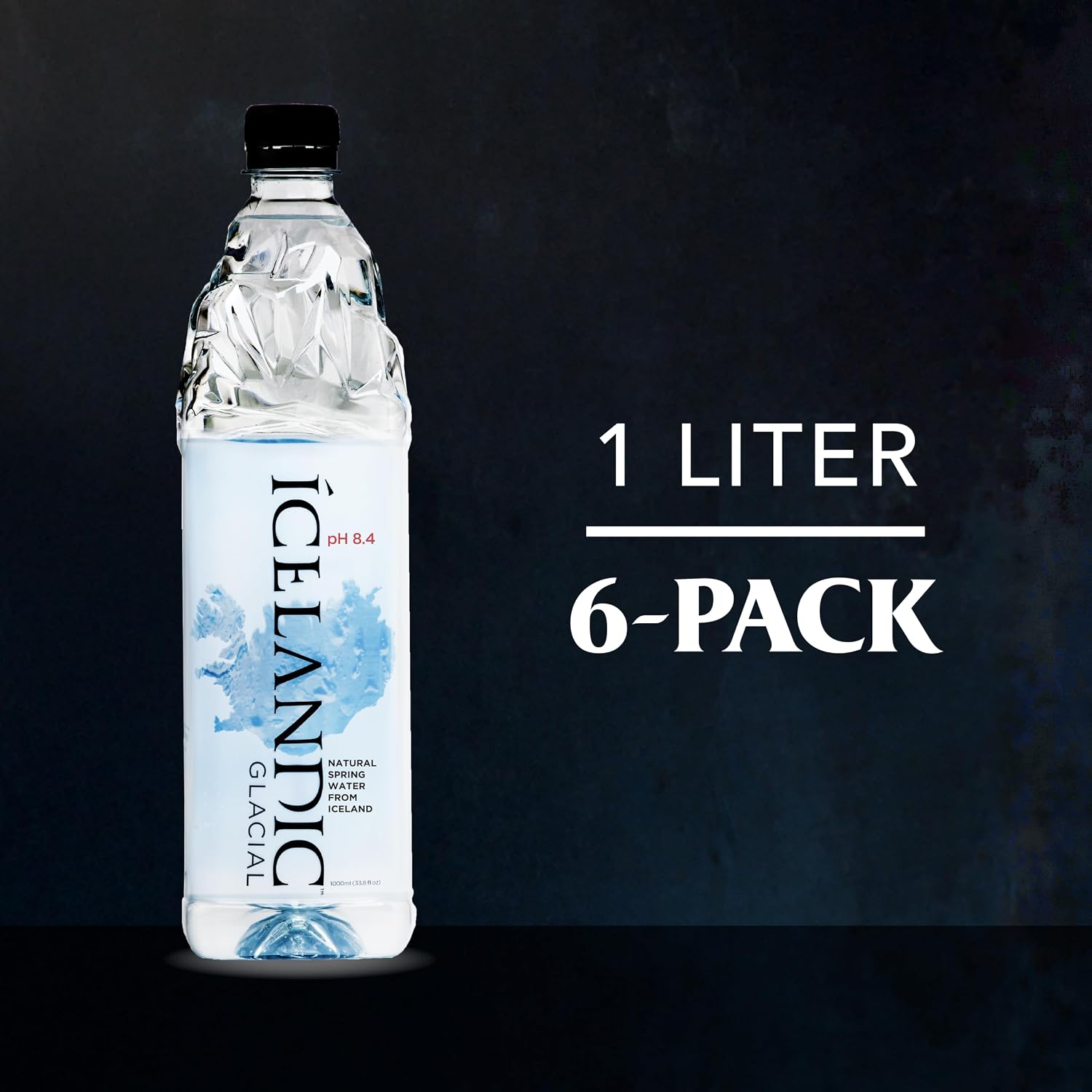 Icelandic Glacial Natural Spring Alkaline Water, 16.9 Fl Oz (Pack of 24) | Natural Spring Alkaline Water