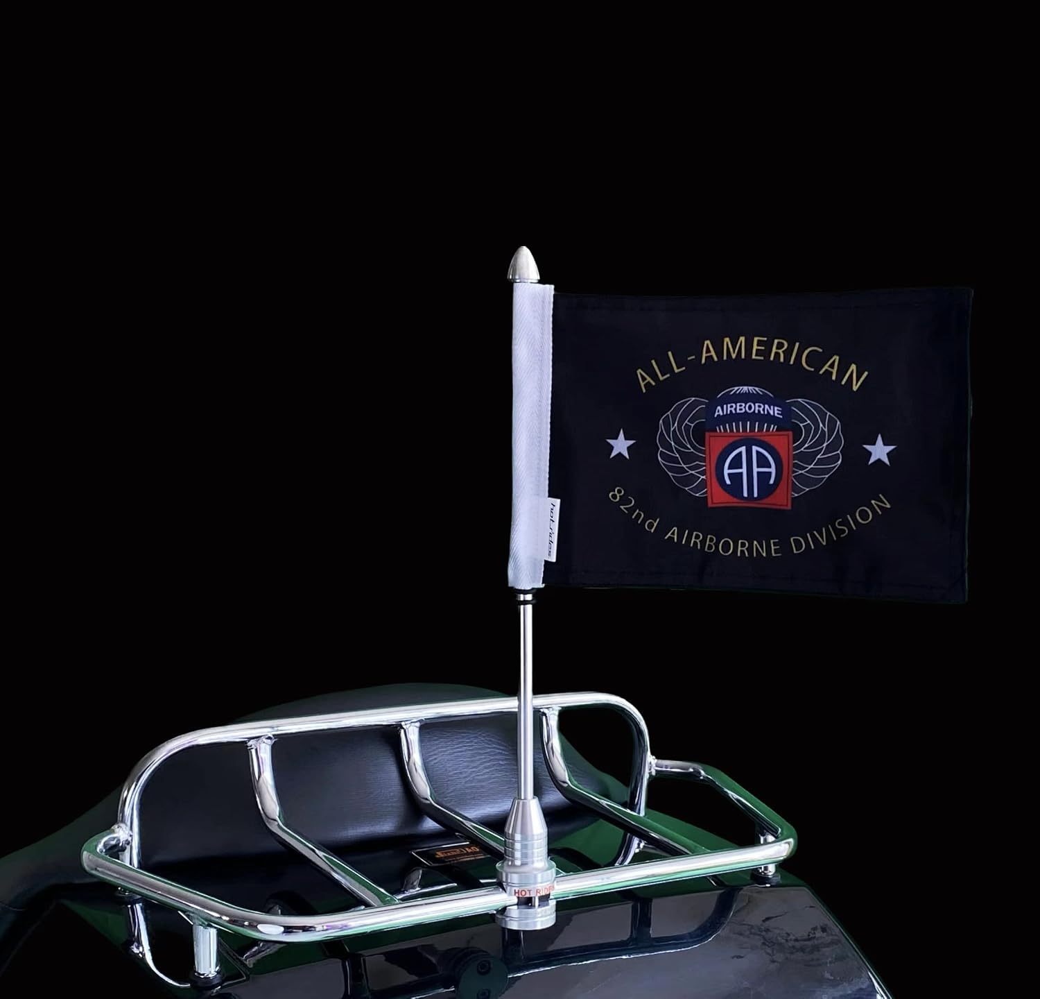 Motorcycle Flag 6 x 9 Or 10 x 15 Inch (6"X9", USA)