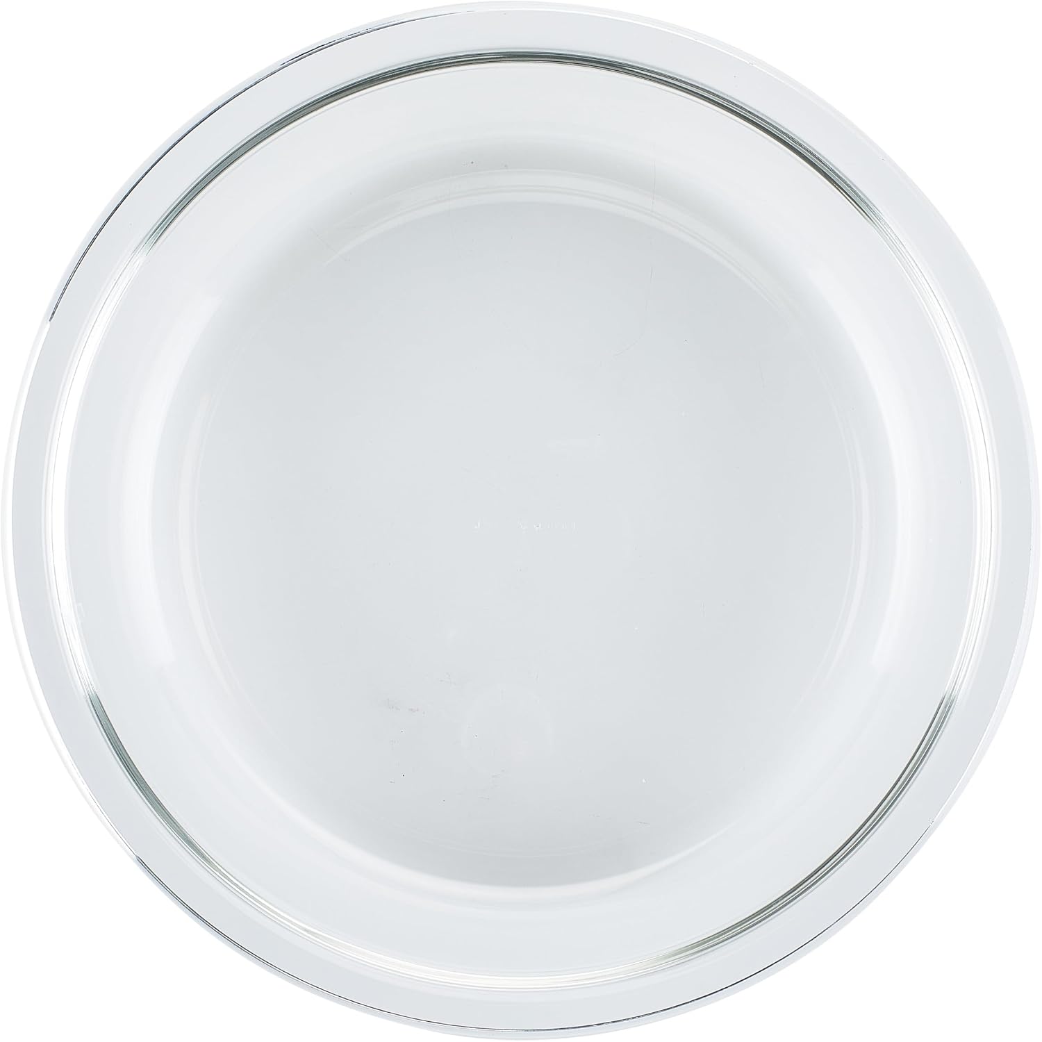 LOCK & LOCK LocknLock Purely Better Glass Round Pie Baking Dish/Food Storage Container with Lid, 9.5 Inch, Clear