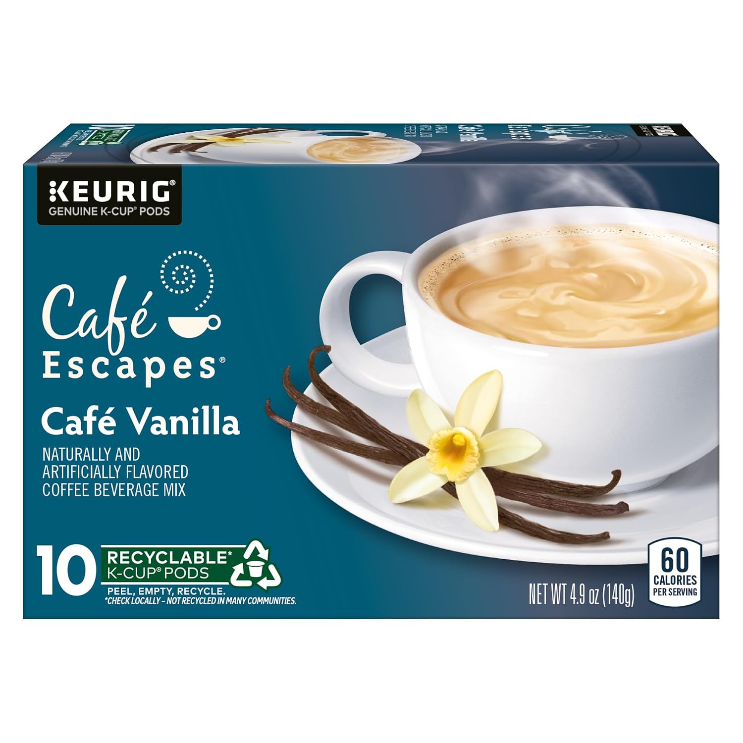Cafe Escapes Milk Chocolate Hot Cocoa Keurig Single-Serve K-Cup Pods, 96 Count