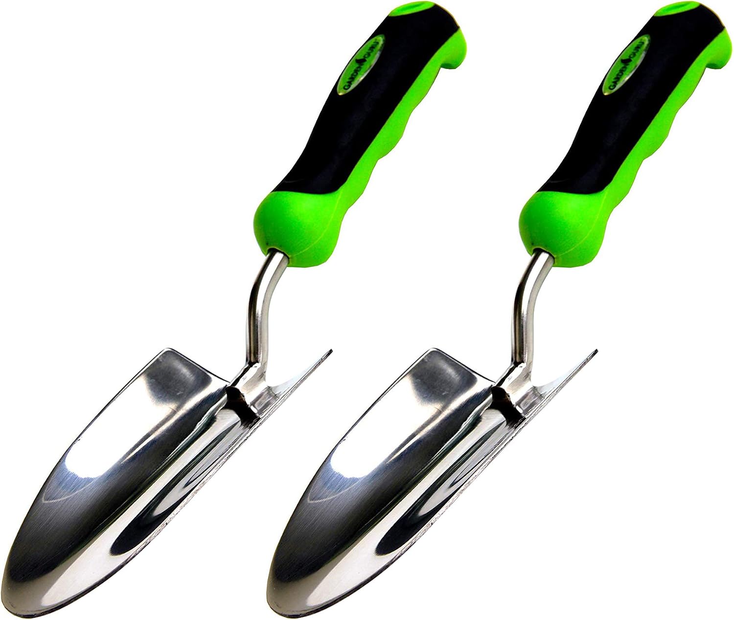 Garden Guru Heavy Duty Garden Trowel Hand Shovel for Gardening - Strong Stainless Steel - Rust Resistant - Ergonomic Grip - Perfect Trowel Garden Tool for Soil Digging Planting Transplanting Weeding