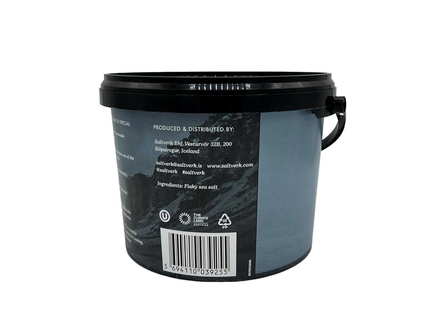 Saltverk Sea Salt - Seaweed 3.17 Oz | Gourmet, Icelandic, Hand Harvested and Sustainably Made