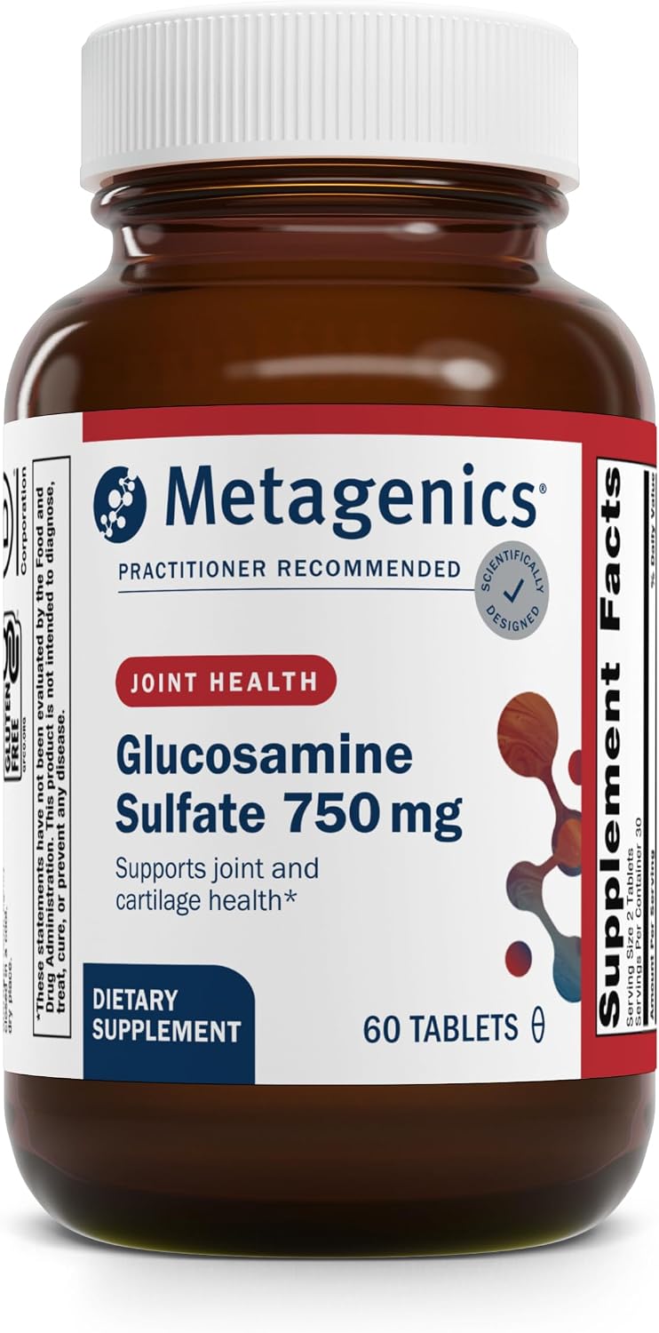 Metagenics Glucosamine Sulfate - Joint Health & Mobility Support* - 1500 mg Glucosamine Sulfate per Serving - Supports Cartilage Integrity &