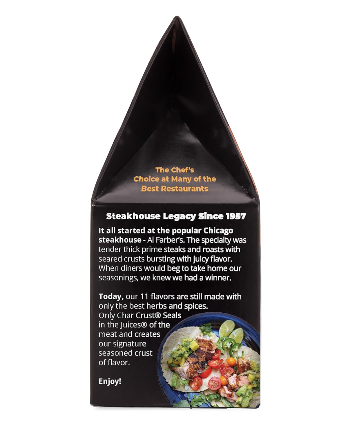 Char Crust Dry-Rub Seasonings Original Hickory Grilled | All-in-one seasonings | Perfect for Steaks, Burgers, Ribs, Tuna | Signature Crust that Seals in the Juices, 4 Ounce (Pack of 6)