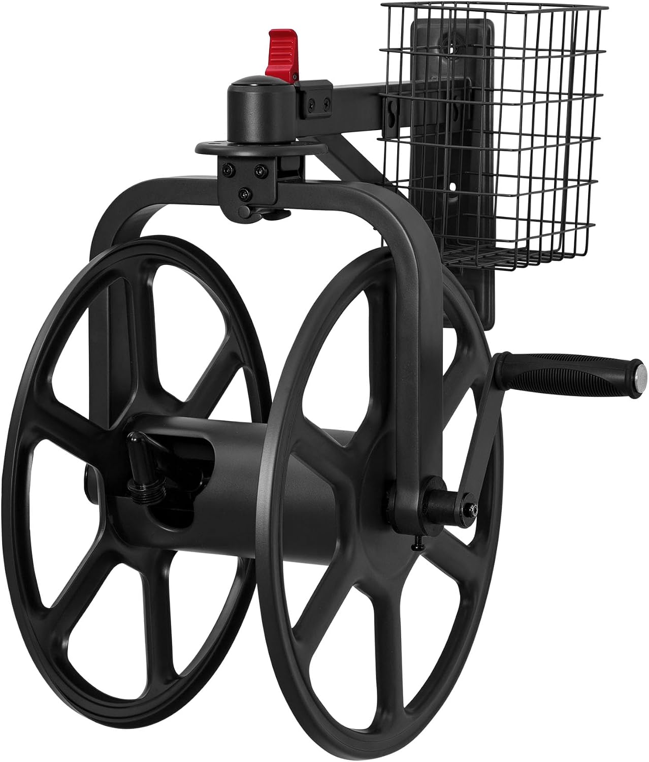 Liberty Garden 710 Navigator Rotating Garden Hose Reel, Holds 125-Feet of 5/8-Inch Hose - Bronze