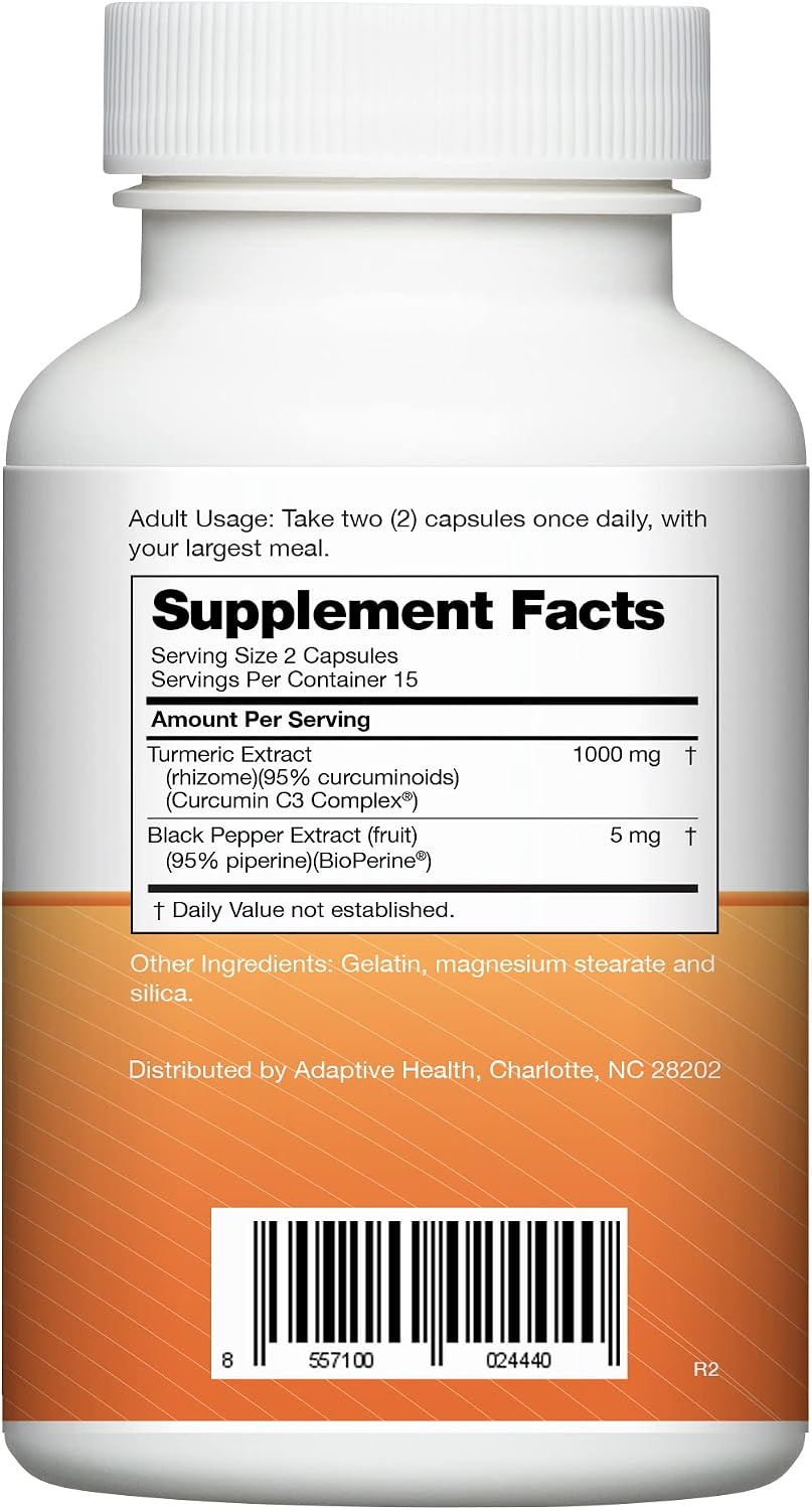 Instaflex Super Turmeric Joint Support, 1000mg Turmeric, BioPerine - 30ct | Enhanced Absorbtion, Joint Supplements