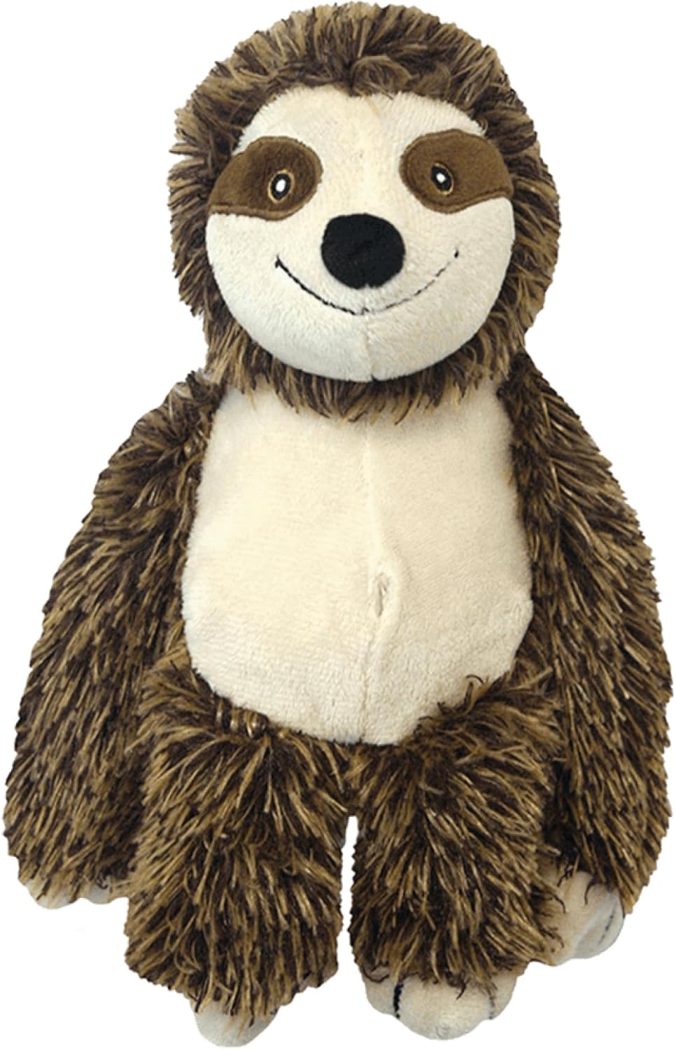 Multipet Sitting Sloth Dog Plush Toy - Squeaky Toy for All Dogs - Extra Soft Plush - Stuffed Animal for Cuddling & Playing - Cute Jumbo Pet Toy (14")