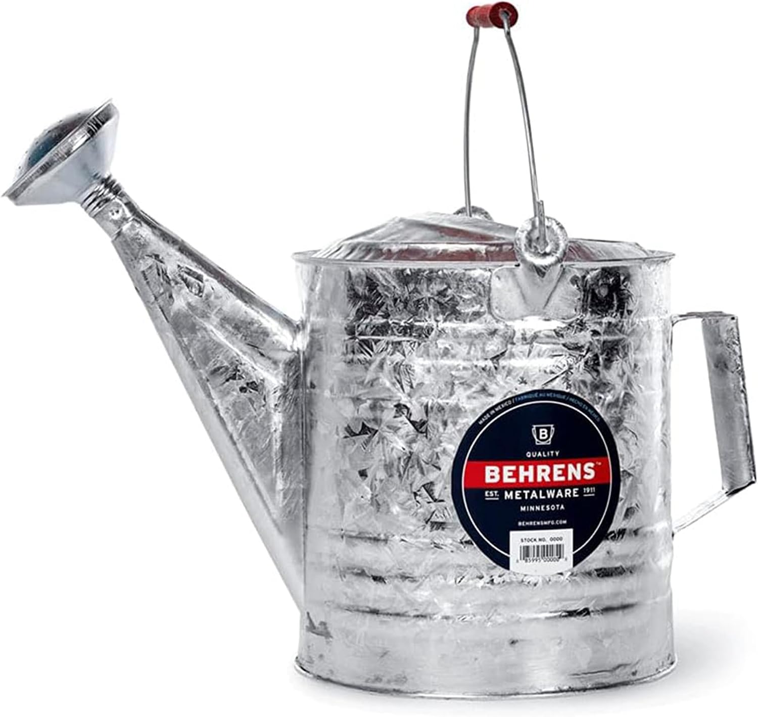 Behrens 208 2-Gallon Steel Watering Can, Silver
