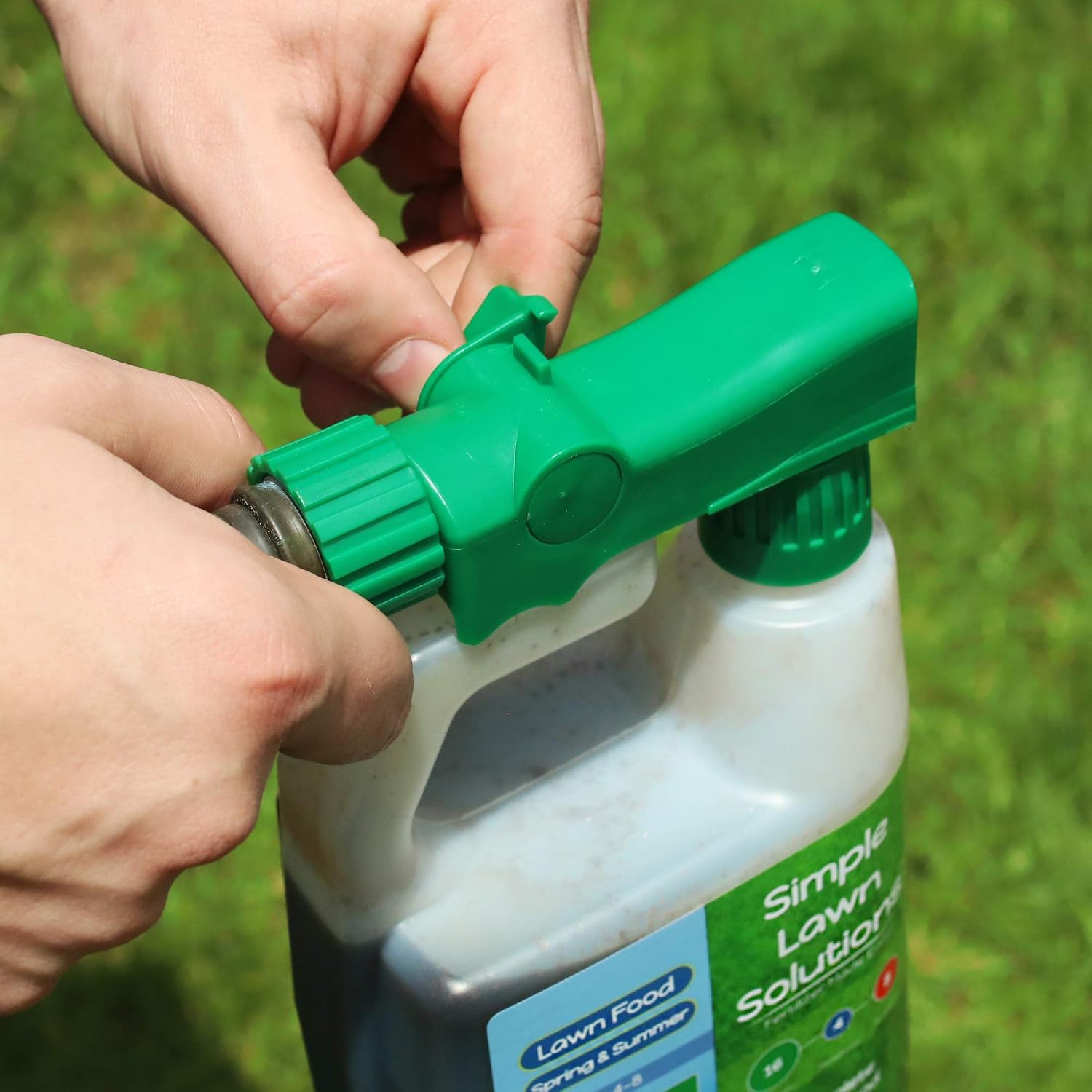 Advanced 16-4-8 Balanced NPK - Lawn Food Quality Liquid Fertilizer - Spring & Summer Concentrated Spray - Any Grass Type - Simple Lawn Solutions (32