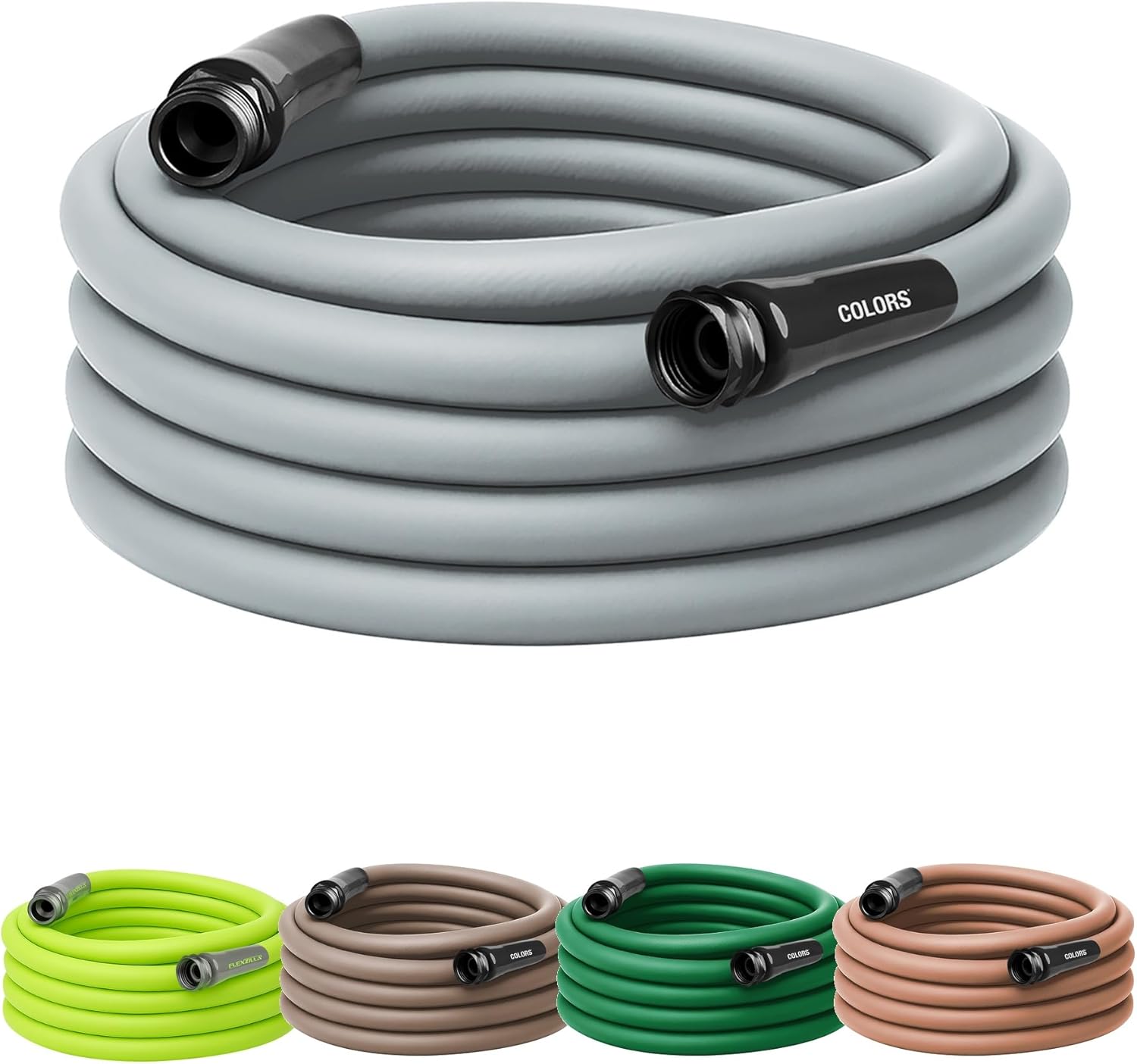 Flexzilla Garden Hose 5/8 in. x 50 ft., Lightweight All-Weather Water Hose, Durable and Flexible, Leak-Free Connections