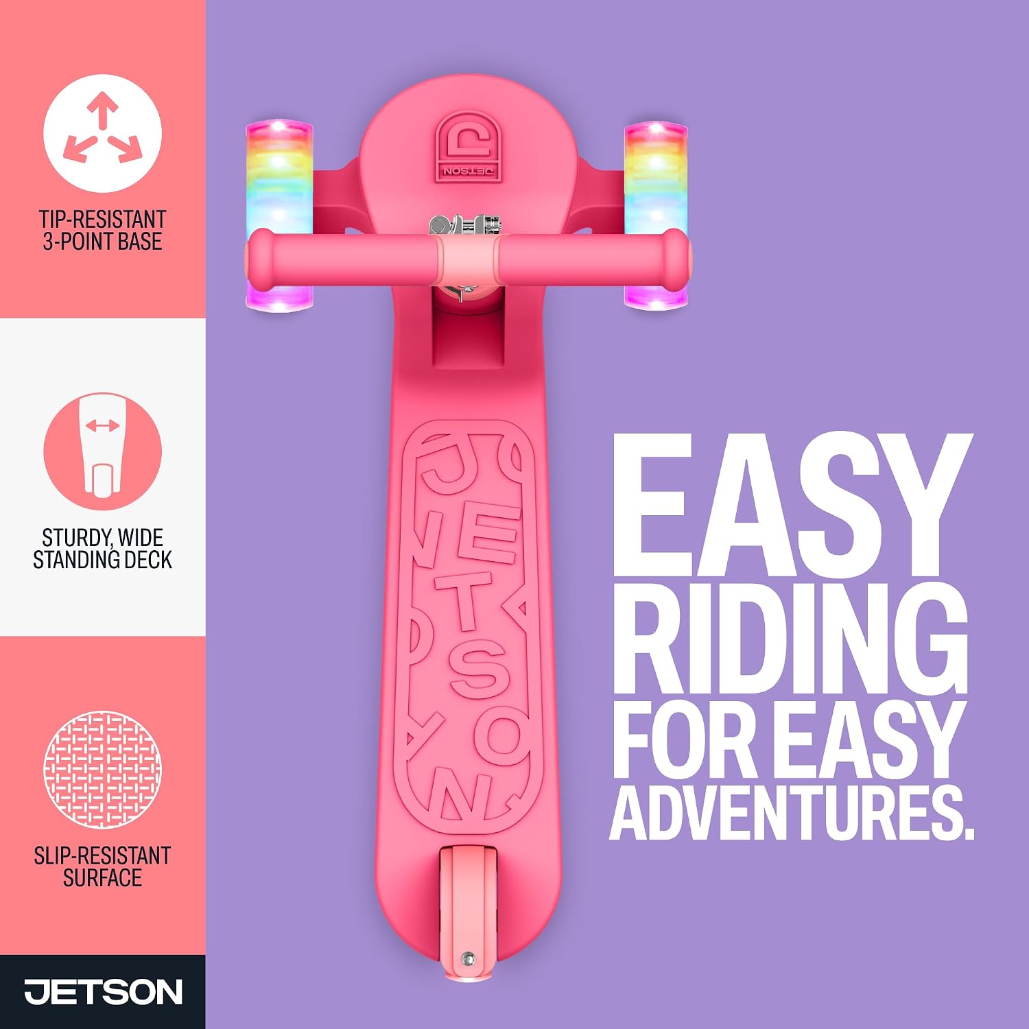 Jetson Scooters - Jupiter Mini Kick Scooter, Foldable, Lightweight, Portable