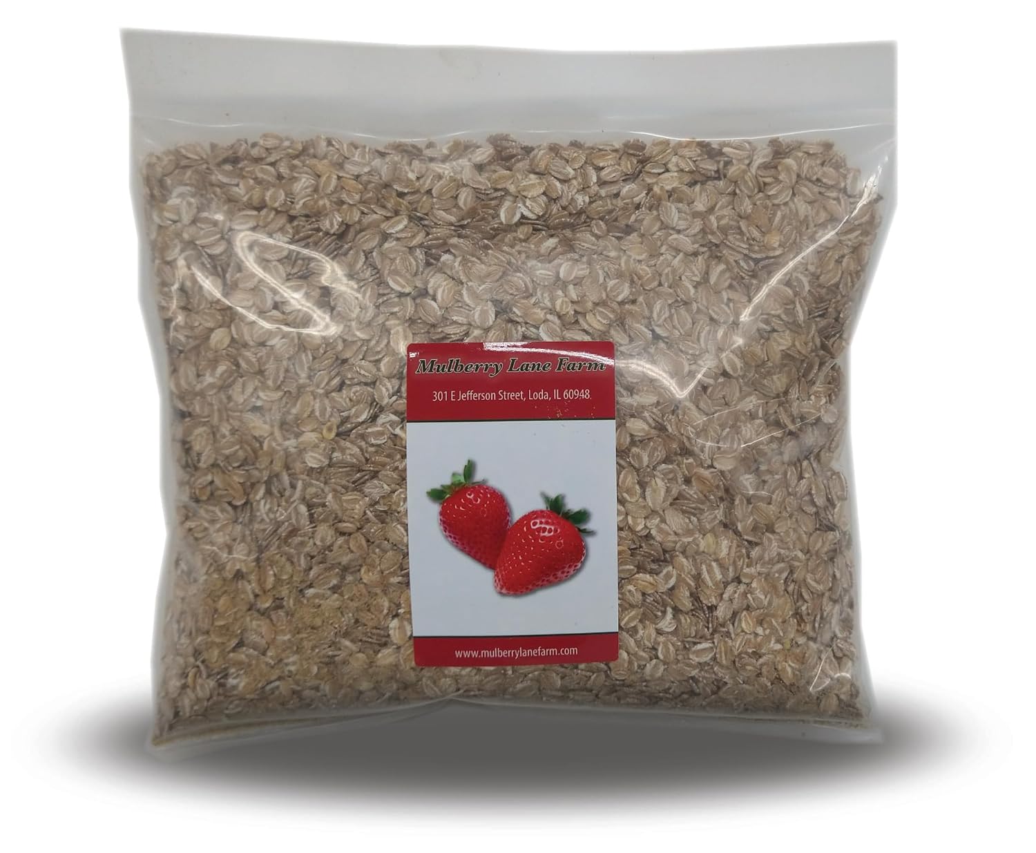 Rolled Rye Flakes 2 Pounds Non-GMO, Product of USA, Mulberry Lane Farms