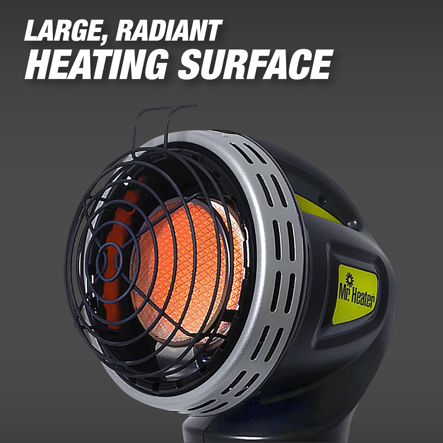 Mr. Heater Golf Cart 4, 000 BTU Radiant Propane Heater | Stay warm on the course when you're riding, Designed with an integrated handle