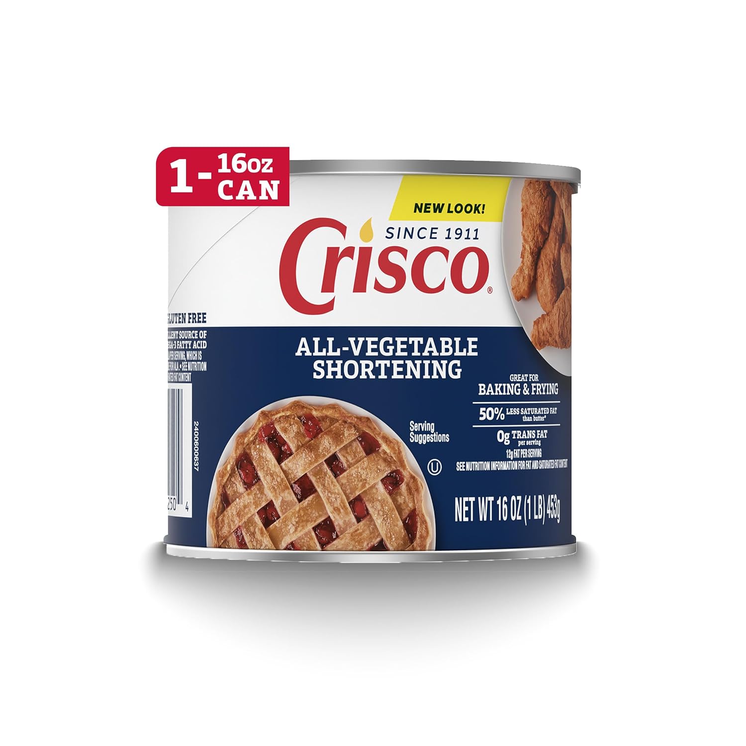 Crisco All-Vegetable Shortening, 16 Ounce