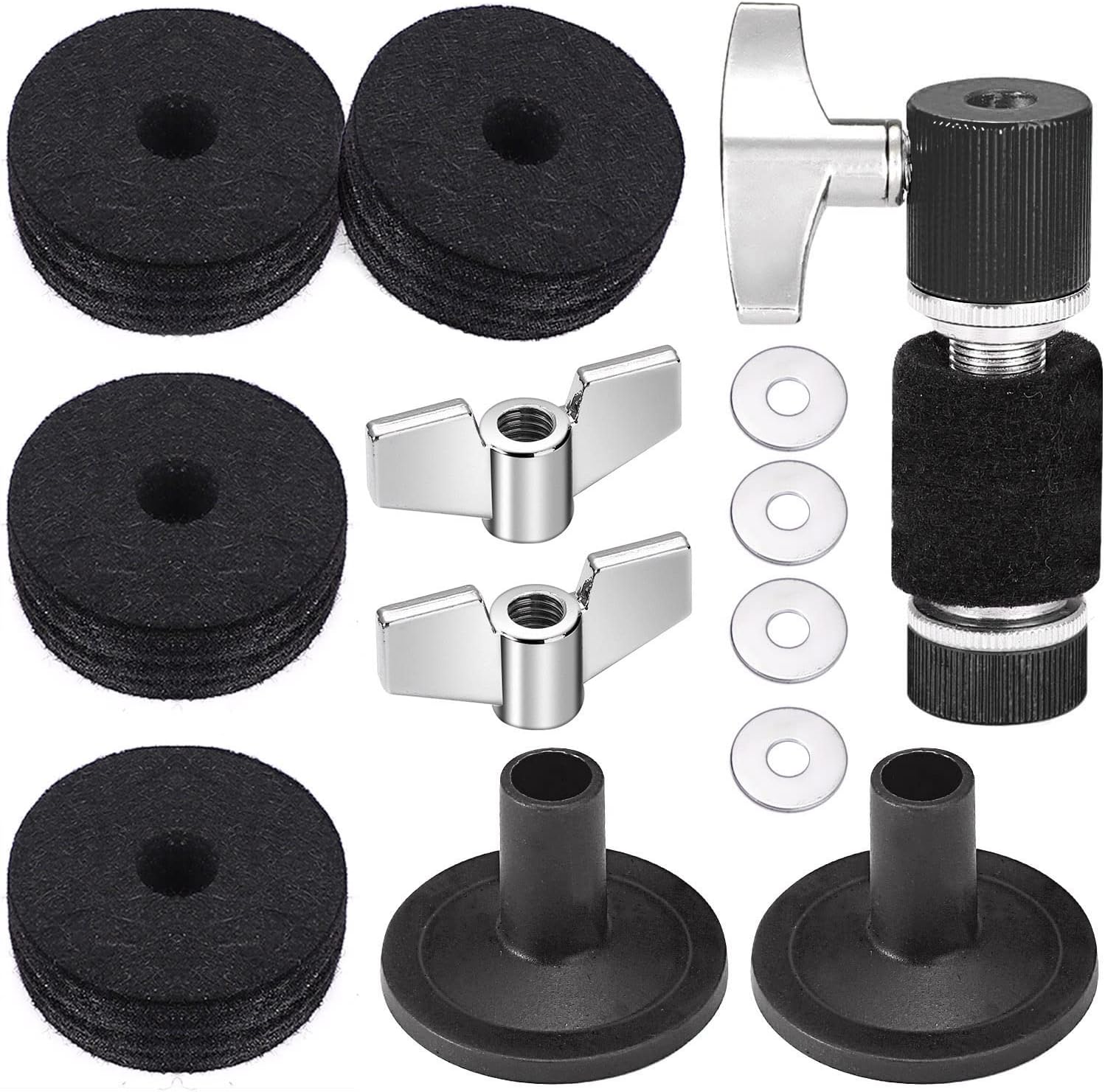 Facmogu 23PCS Cymbal Accessory Set, Drum Cymbal Replacement Accessories