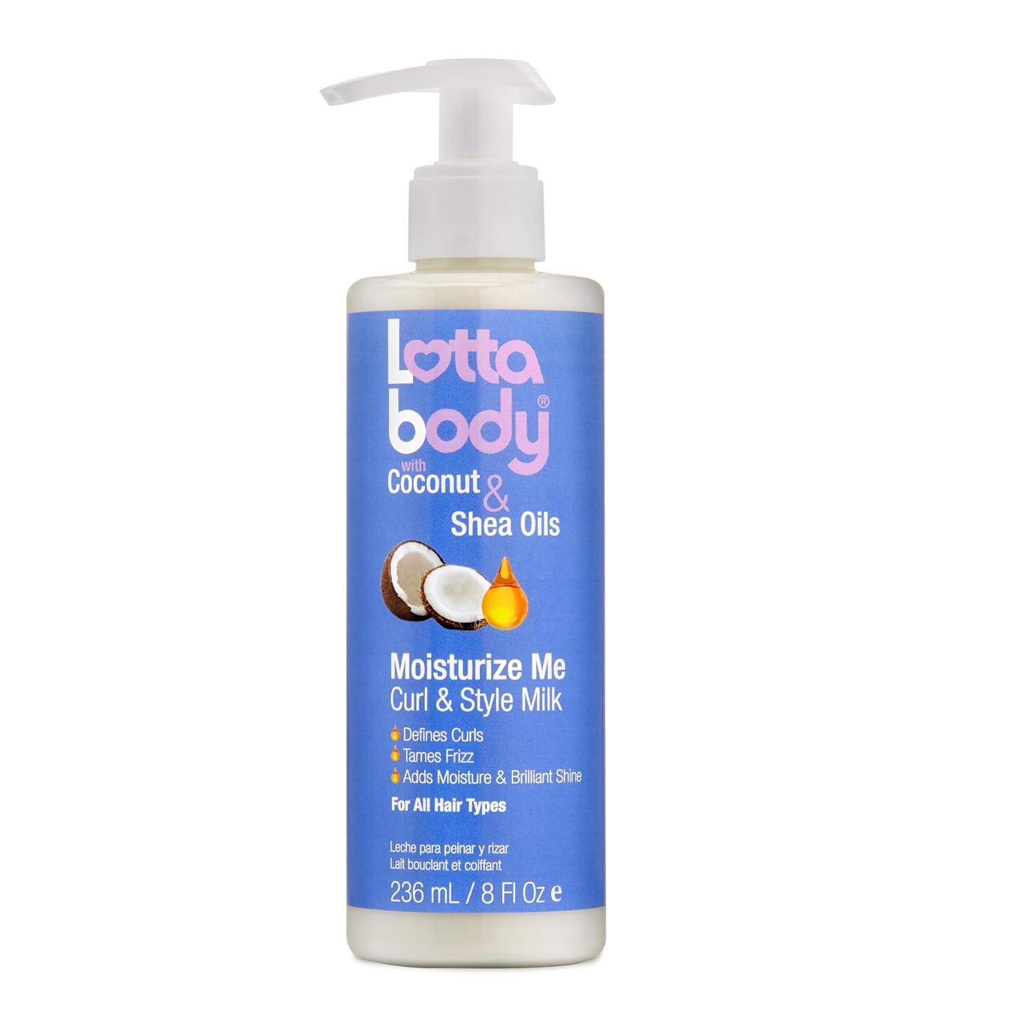 Lottabody Moisturize Me Curl and Style Milk with Coconut & Shea Oils