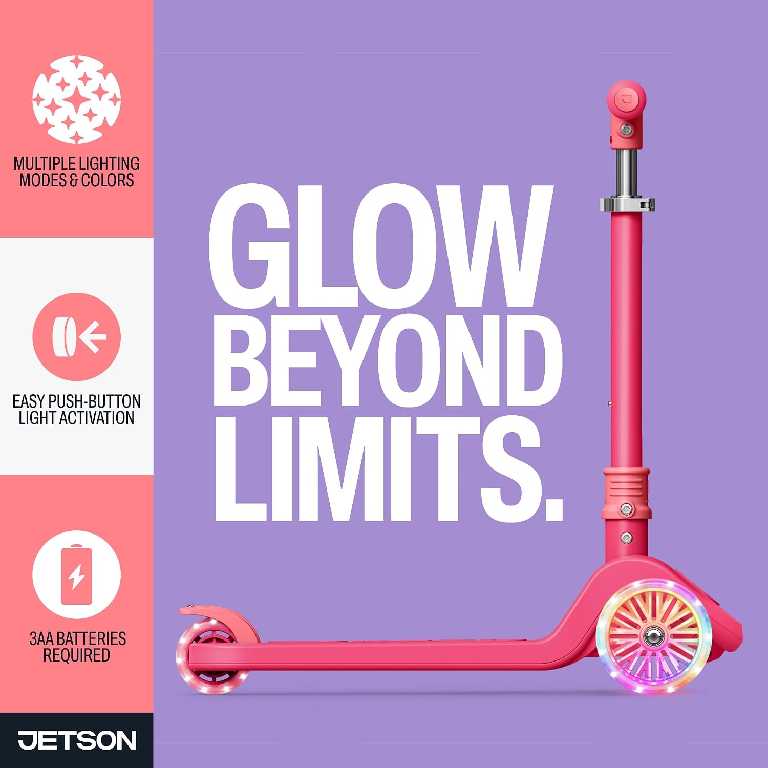 Jetson Scooters - Jupiter Mini Kick Scooter, Foldable, Lightweight, Portable