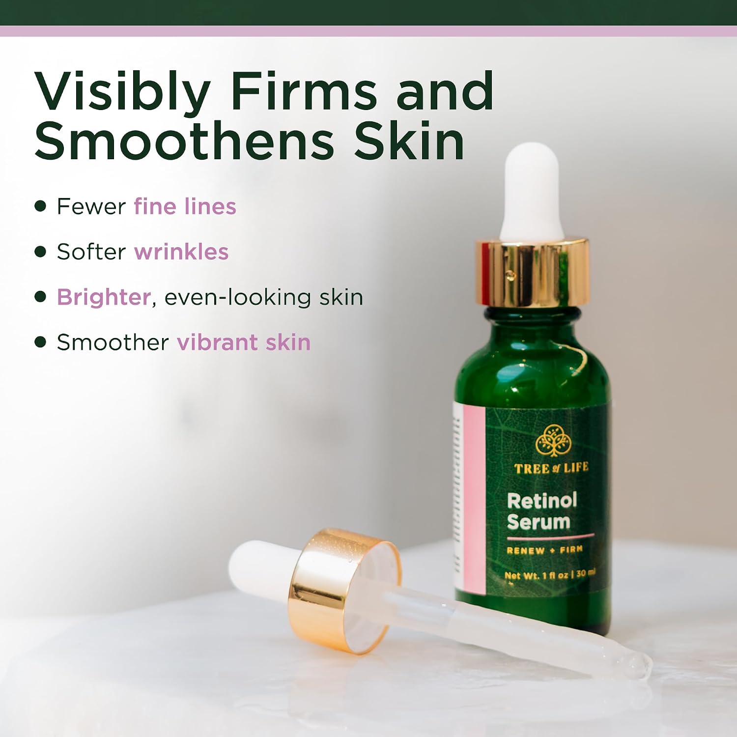 Tree of Life Vitamin C Serum for Face - Brightening and Hydrating Face Oil for Dark Spots and Fine Lines - Suitable for Sensitive Skin - Dermatologist Tested Skin Care - 1 Fl Oz | Brightening Vitamin C serum for face. Hydrating face oil that targets dark…