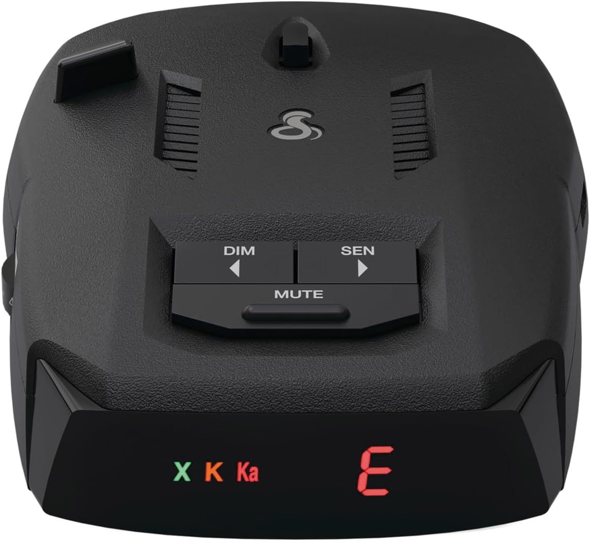 Cobra RAD 480i Laser Radar Detector, Long Range Detection, Bluetooth, Black
