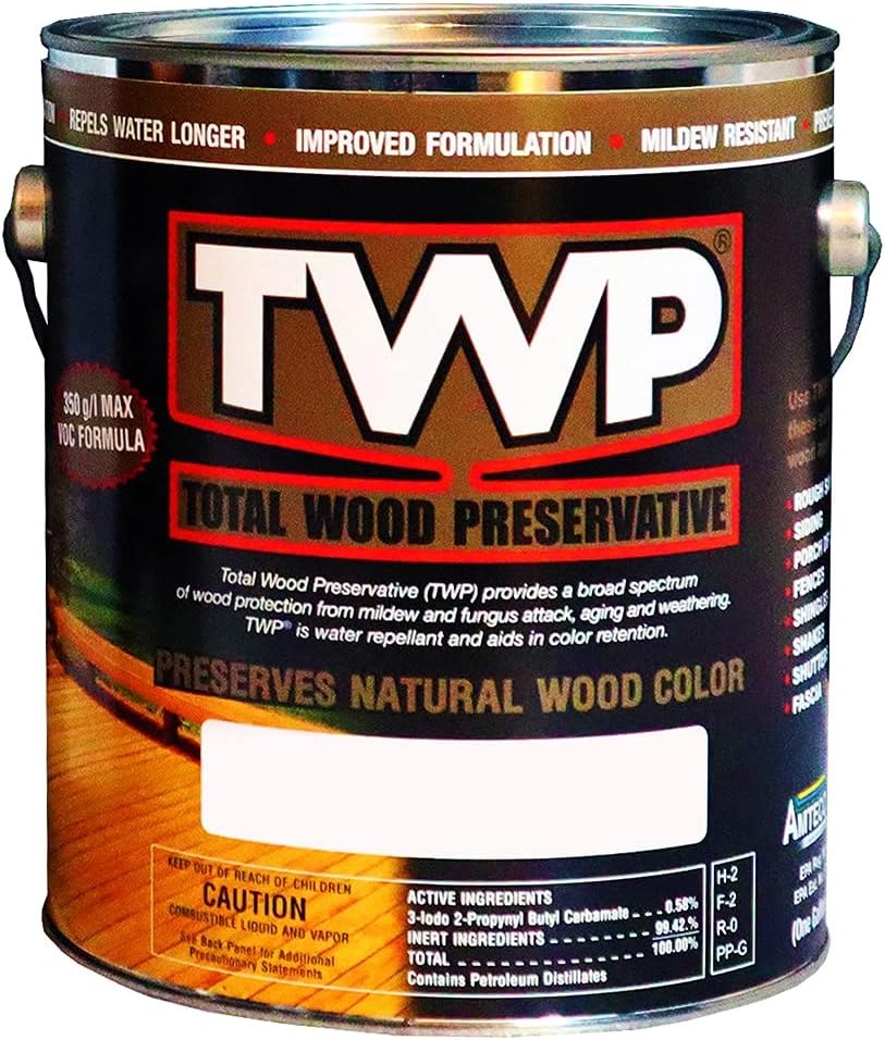 TWP 1501 Cedartone Low VOC Wood Preservation Stain - Eco-Friendly, Long-Lasting Protection, UV & Water Resistant