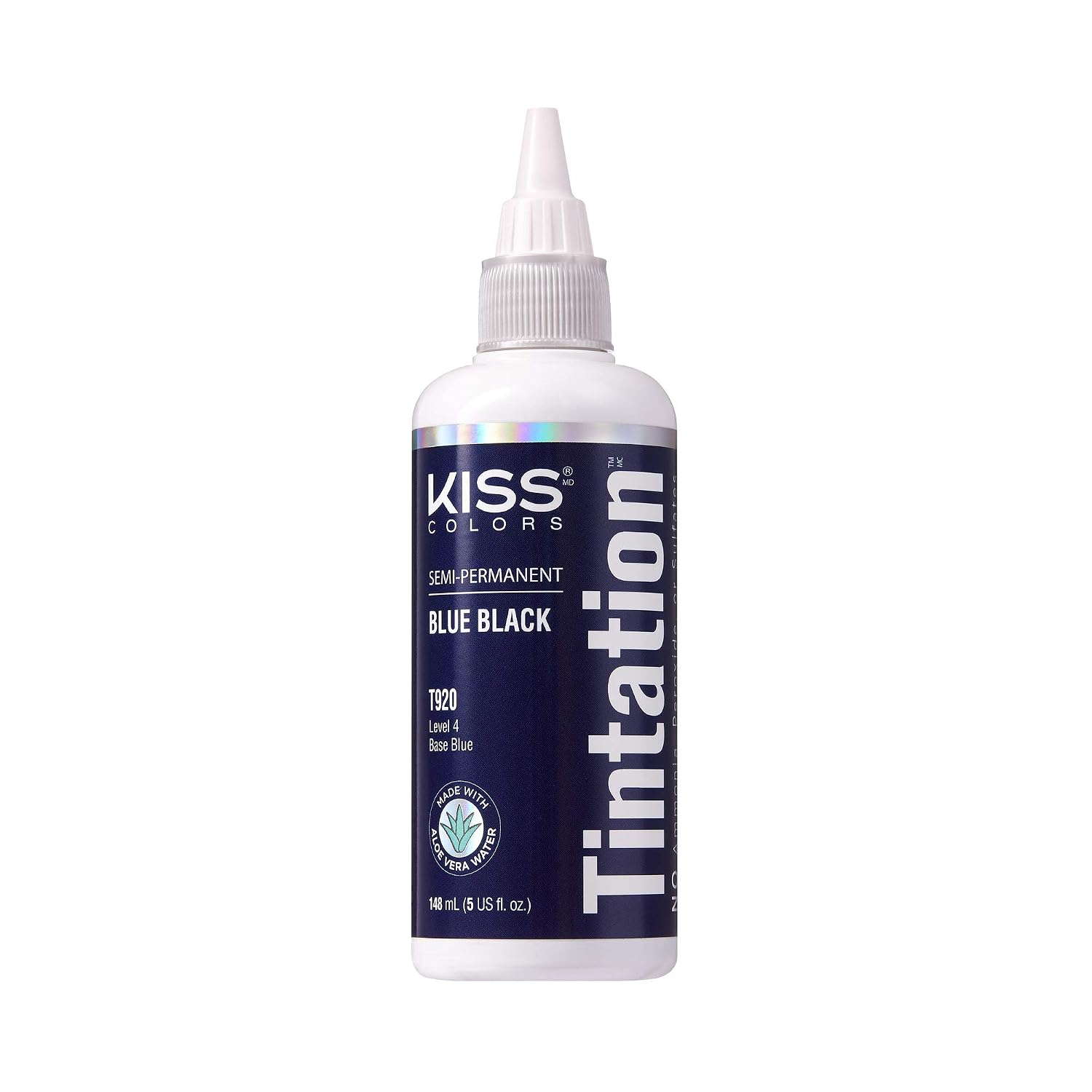 Red by Kiss Tintation Semi-Permanent Hair Color, Aloe Vera Water Based, Argan Oil, Olive Oil, Collagen & Keratin, Long-Lasting Color Dye (Honey Brown, 5 Fl Oz)