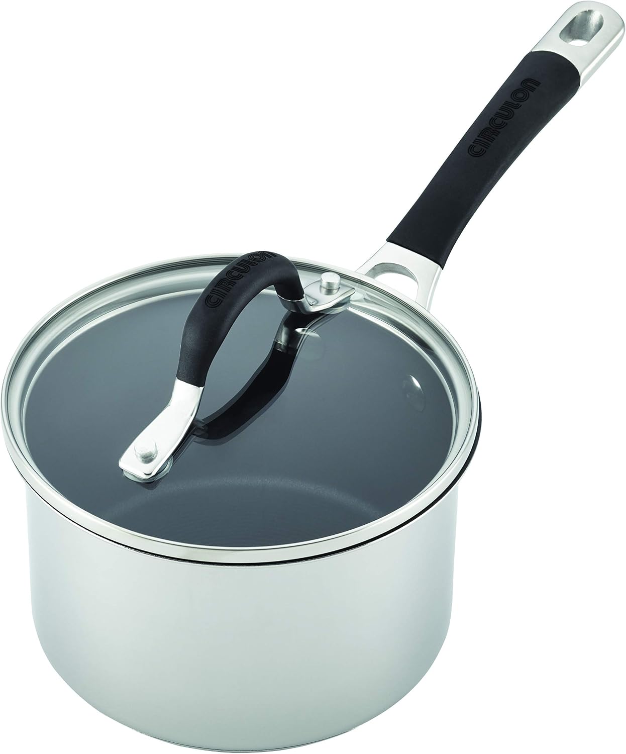 Circulon Momentum Stainless Steel Nonstick 2-Quart Covered Saucepan