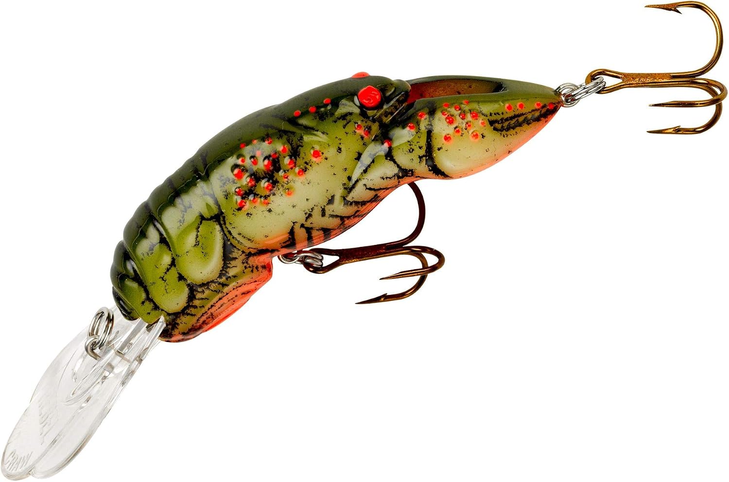 Rebel Lures Original Realistic Crawfish Crankbait Fishing Lure