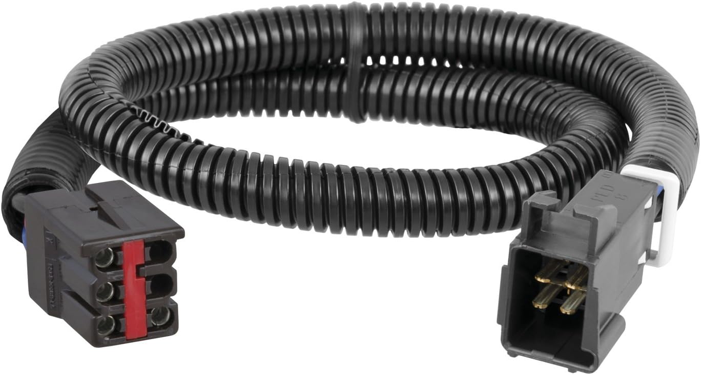 CURT 51323 Quick Plug Electric Trailer Brake Controller Wiring Harness, Fits Select Ford, Land Rover, Lincoln, Mercury Trucks and SUVs