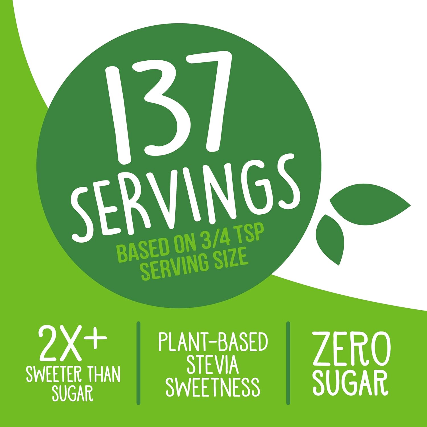 Truvia, Sweetener Natural Calorie Free, 9.8 Ounce | Spoonable jar; 3/4 tsp = 2 tsp sugar; stevia leaf, erythritol; non-GMO, gluten-free, kosher; diabetic & keto