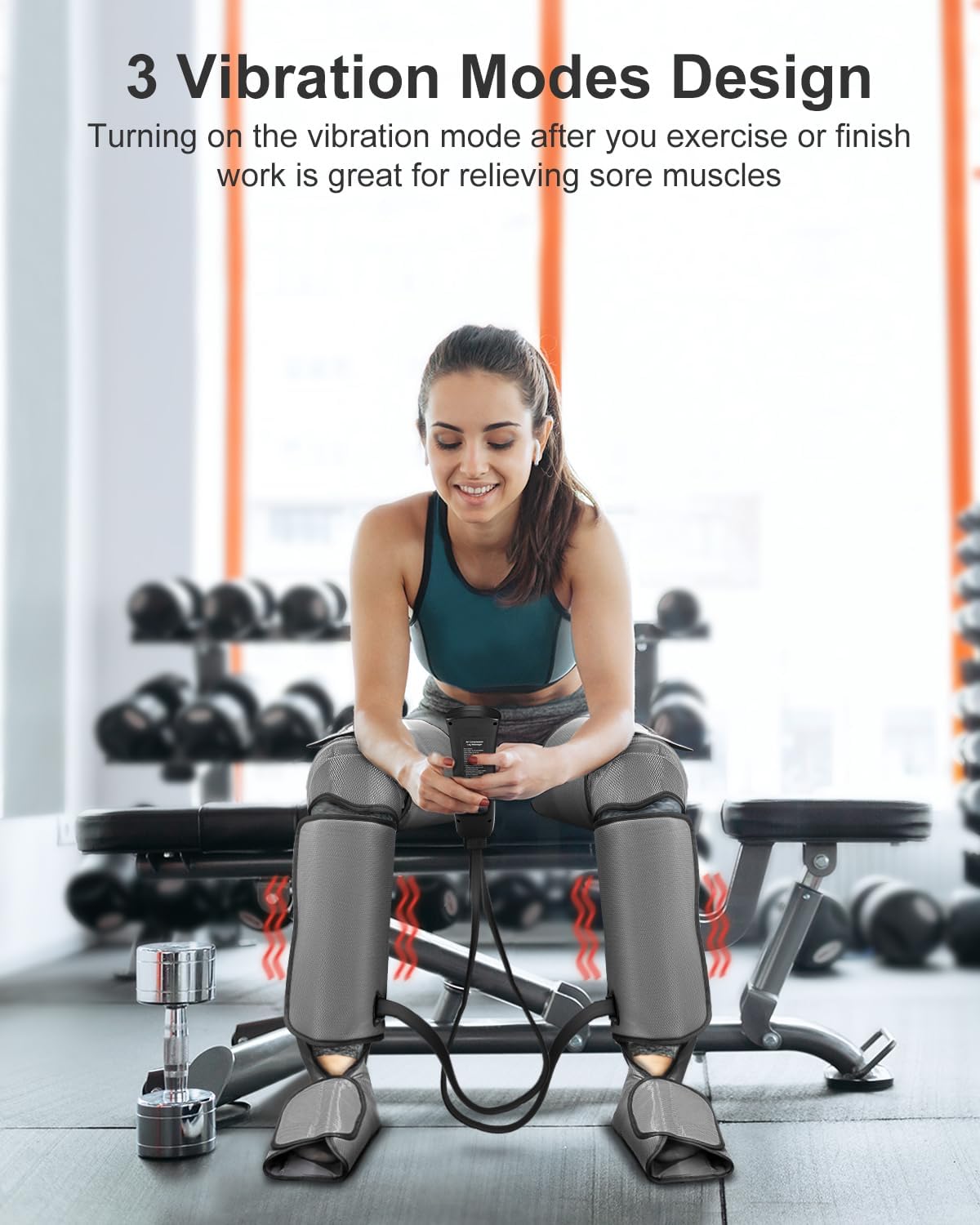 Nekteck Leg Compression Massager for Circulation and Relaxation