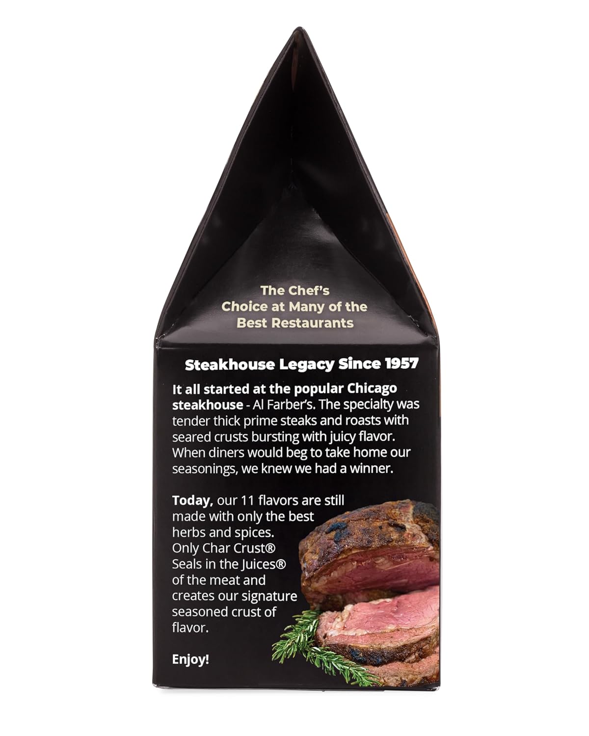 Char Crust Dry-Rub Seasonings Original Hickory Grilled | All-in-one seasonings | Perfect for Steaks, Burgers, Ribs, Tuna | Signature Crust that Seals in the Juices, 4 Ounce (Pack of 6)