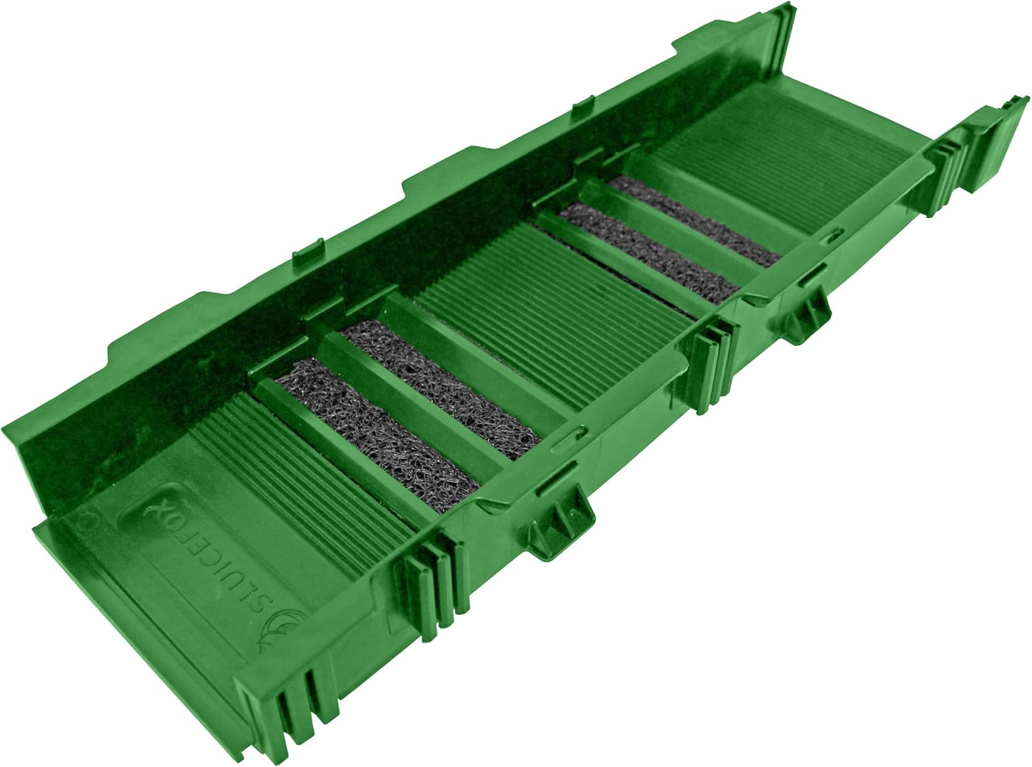 Portable Expandable Sluice Box for Gold Mining and Prospecting; Includes Miner's Moss, Hungarian Style riffles, and deep V riffles. Essential Tool for Gold panning Kits