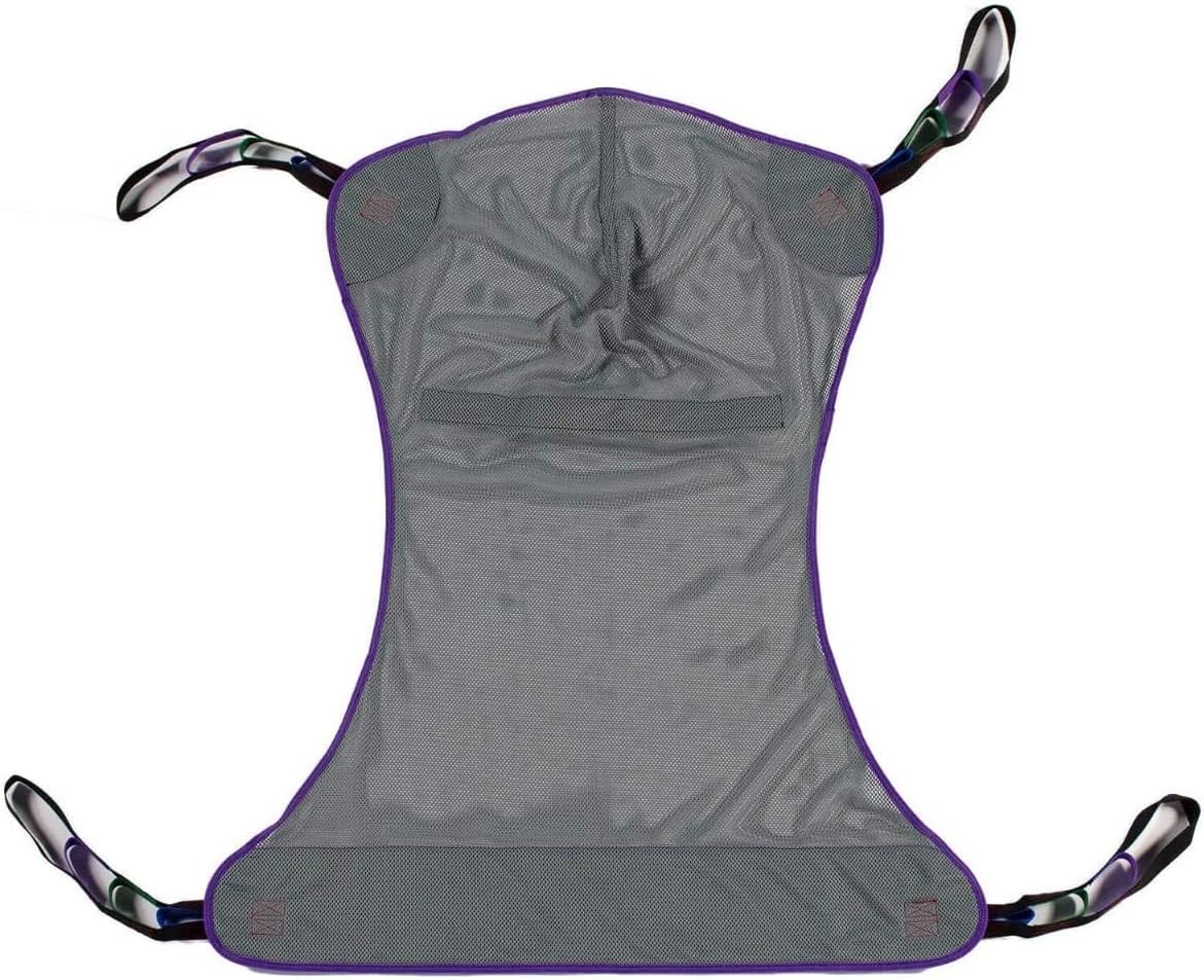 Patient Aid Full Body Mesh Patient Lift Sling for Safe Transfers | 110-200 lb Capacity | Breathable Mesh Fabric | Full Body Support | Hoyer Safe Lifting for Elderly & Bariatric