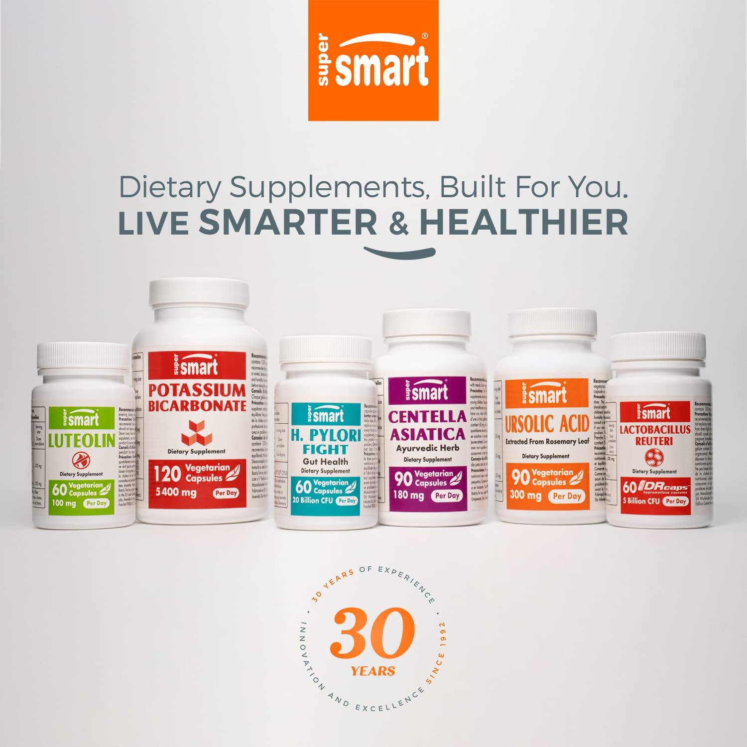 Supersmart - Niacinamide Supplement 2000mg per Day (Nicotinamide) - Flush Free Vitamin B3 Niacin | Non-GMO & Gluten Free - 180 Vegetarian Capsules