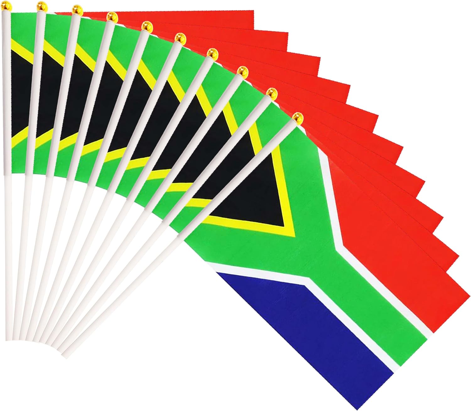 50 Pack Nicaragua Nicaraguan on Stick Flags,Small Mini Hand Held Nicaragua Nicaraguan Flags 5.5x8.3 Inch, Grand Opening, Carnival,Party Events Celebration