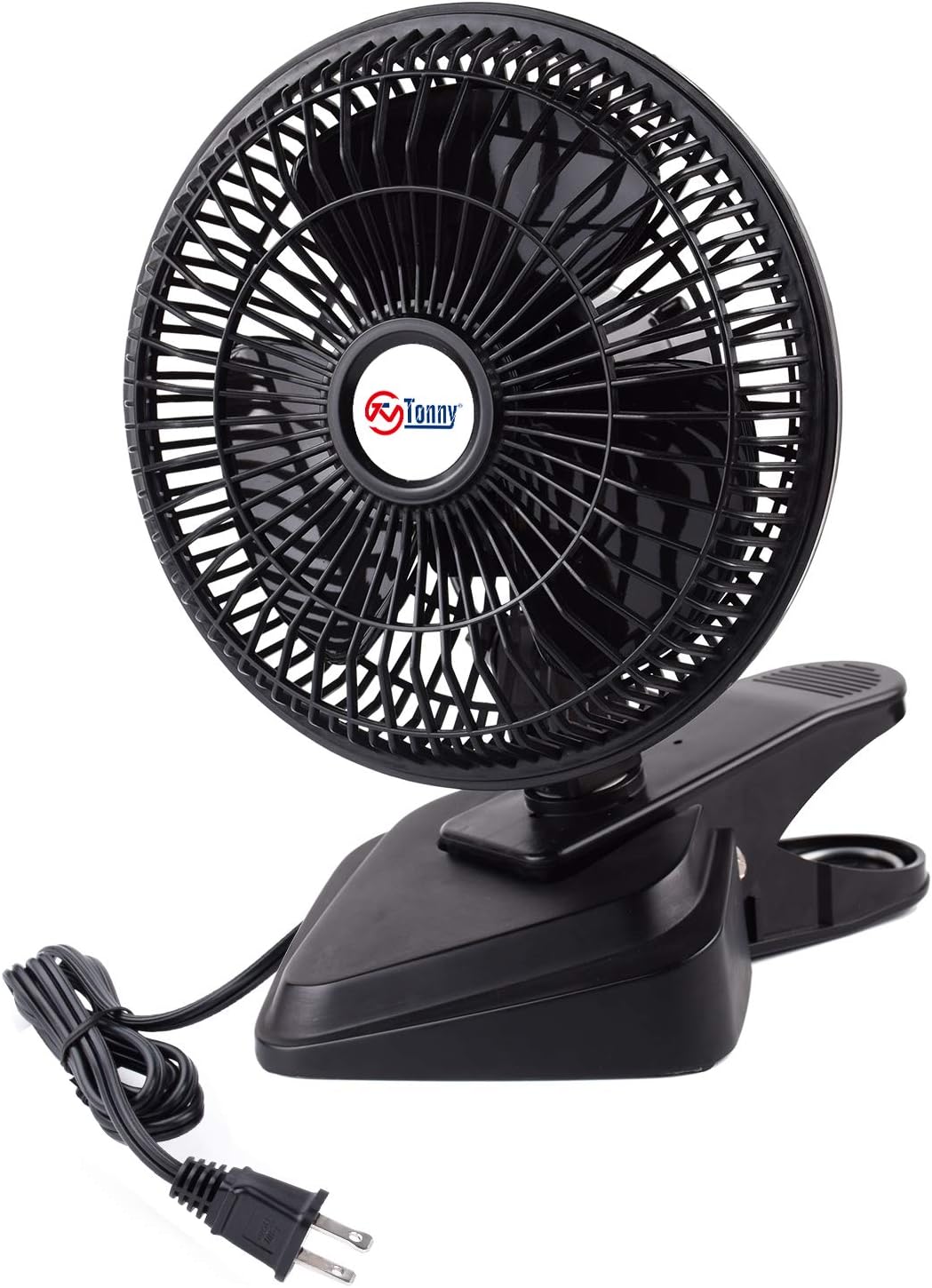 TN TONNY Convertible 6-Inch Desk & Clip on Fan, Two Quiet Speeds, Household Table Clip on Fans AC Personal Desktop Fans with 6 Feet Cord