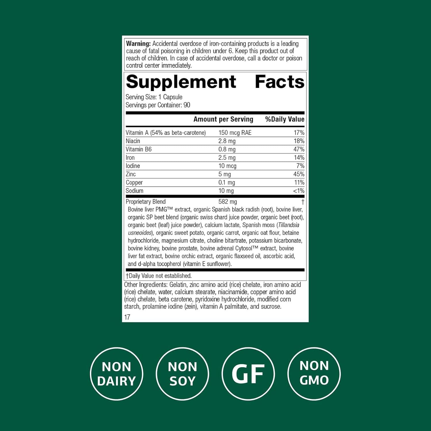 Standard Process Livaplex - Whole Food Bowel, Digestion and Digestive Health, Liver Health and Gallbladder Support with Spanish Black Radish