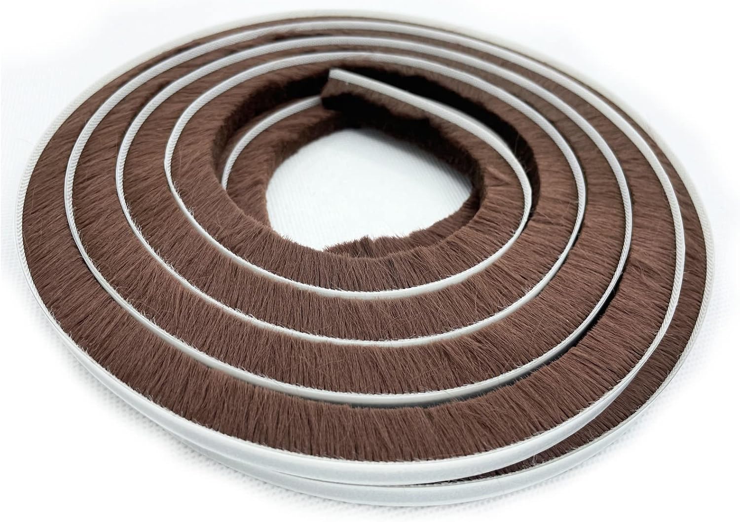 Self-Adhesive Pile Weather Stripping Seal for Sliding Windows and Door Frames, 16.5ft x 11/32 inch, Grey