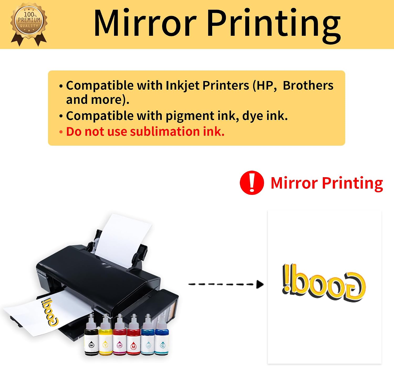 TransOurDream Heat Transfer Paper for T Shirts (20 Sheets