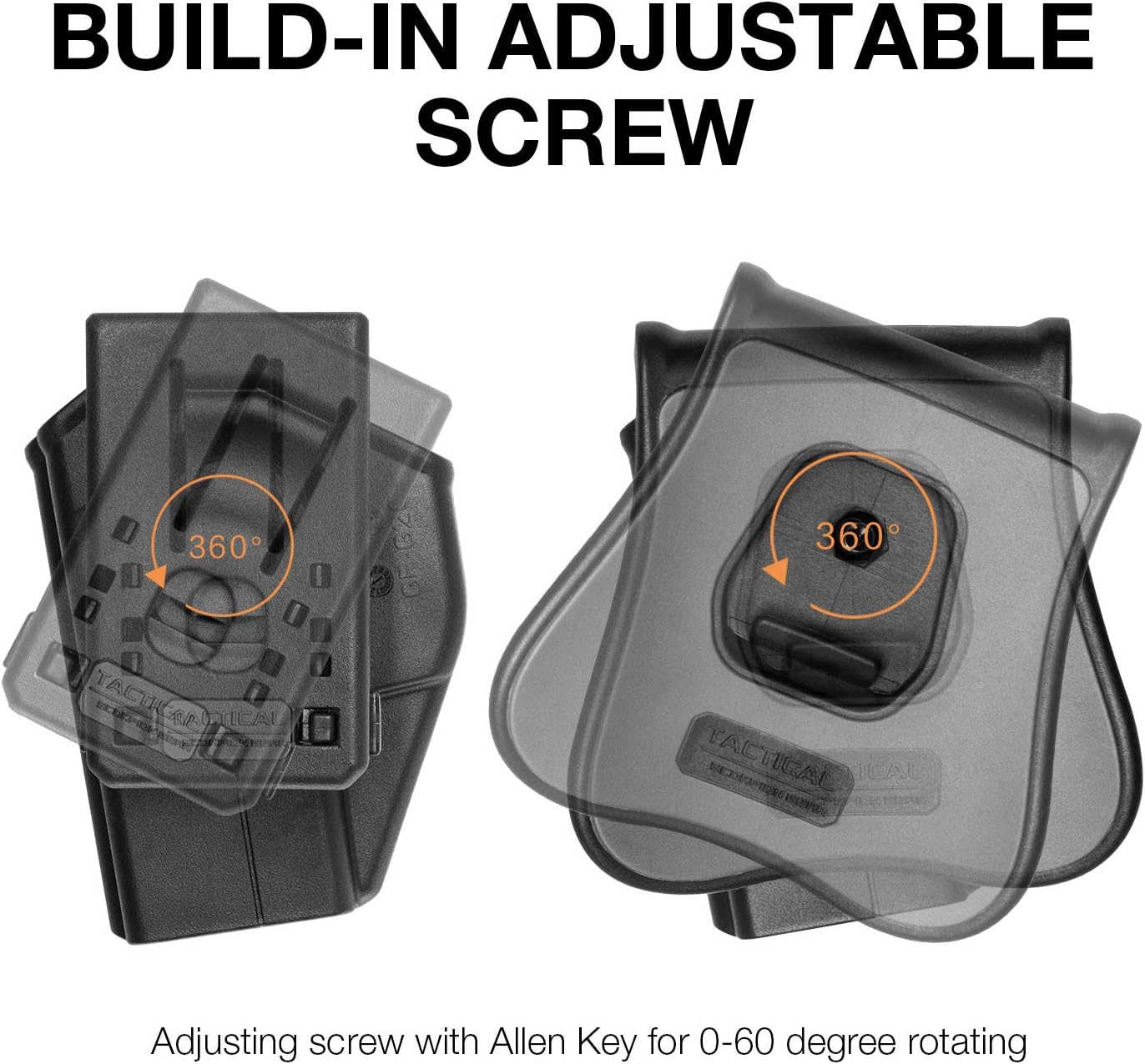 Tactical Scorpion Gear Slimline Modular Level II Retention Paddle Holster: fits Taurus Millennium G2 PT111 PT132 PT138 PT140 PT745 G2c G3c