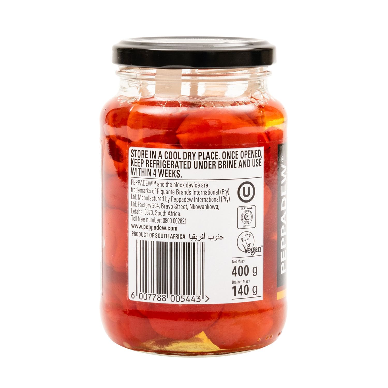 Peppadew Whole Piquante Peppers Mild (400g)