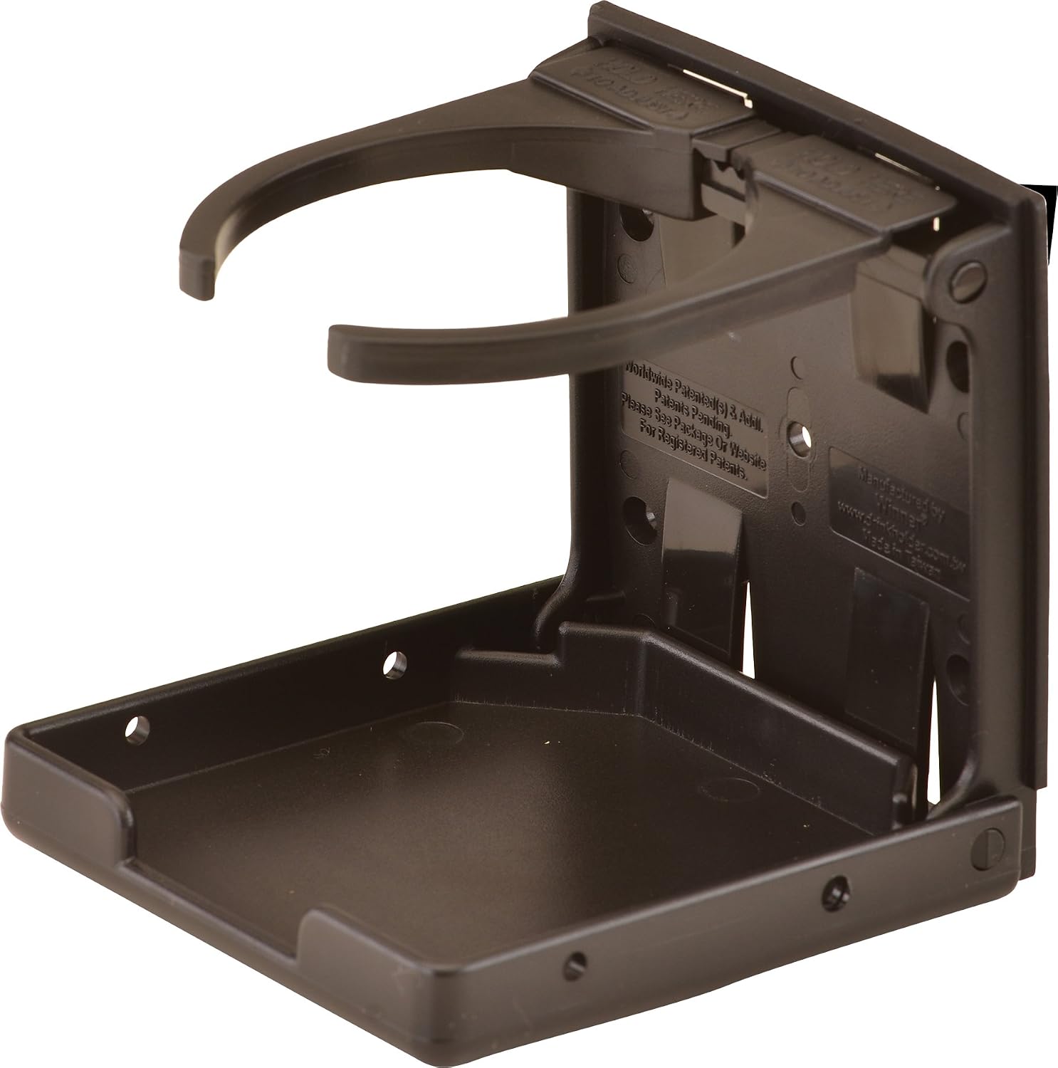 NOVA Adjustable Cup Holder for Walkers, Rollators & Wheelchairs – Folding Drink Holder Fits 3/4”, 7/8” & 1” Tubes, Holds 2.25”–3.75” Cups, Durable, Easy Install