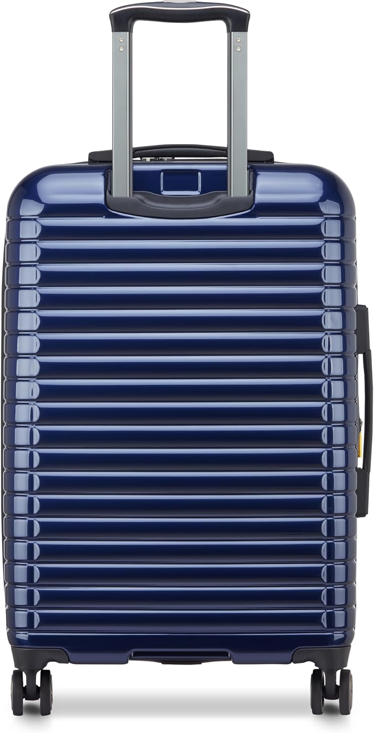 DELSEY PARIS Cruise 3.0, 20 Inch Carry-On Hardside Luggage, Deep Sea Navy | Expandable Suitcase, Lightweight 100% Polycarbonate Shell, Dual-Density Spinner Wheels, USB Port, TSA Lock