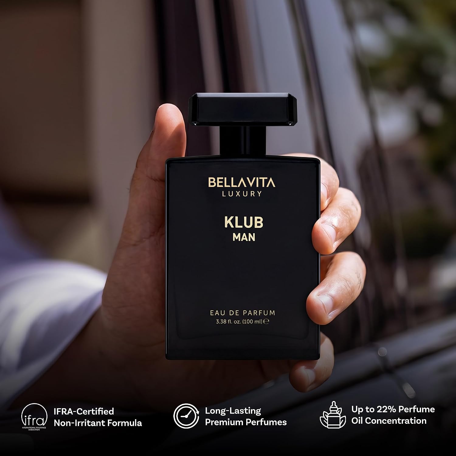 Bellavita Luxury CEO MAN Eau de Parfum | 100 ml (3.4 fl.oz.) | Perfume for Men | Mandarin, Lemon, Lavender