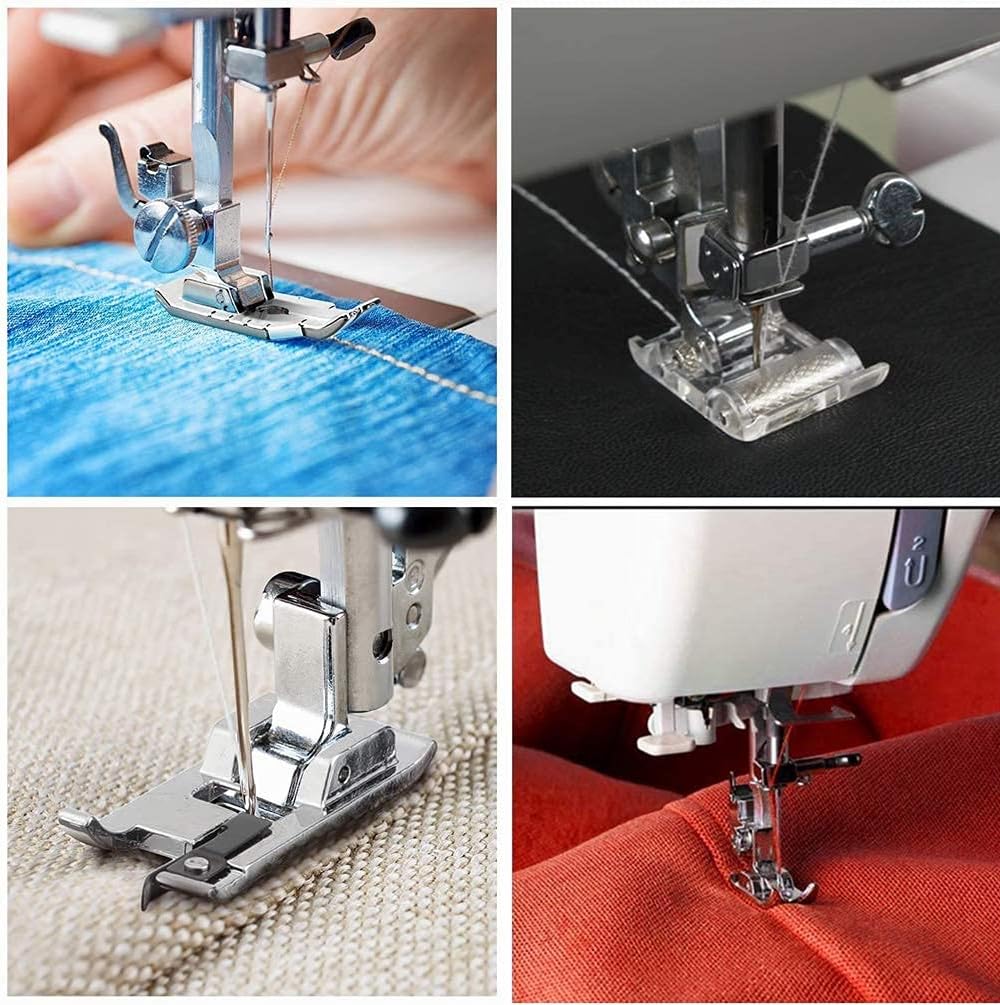 13Pcs Presser Feet Set for Household Sewing Machine Brother Singer Janome Toyota...