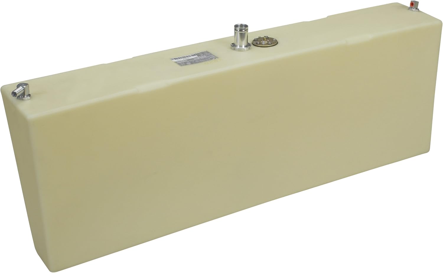 Moeller Marine Below Deck Permanent Fuel Tank with Port Side Withdraw (24-Gallon, 51" x 8.75" x 5.25" x 17.88")