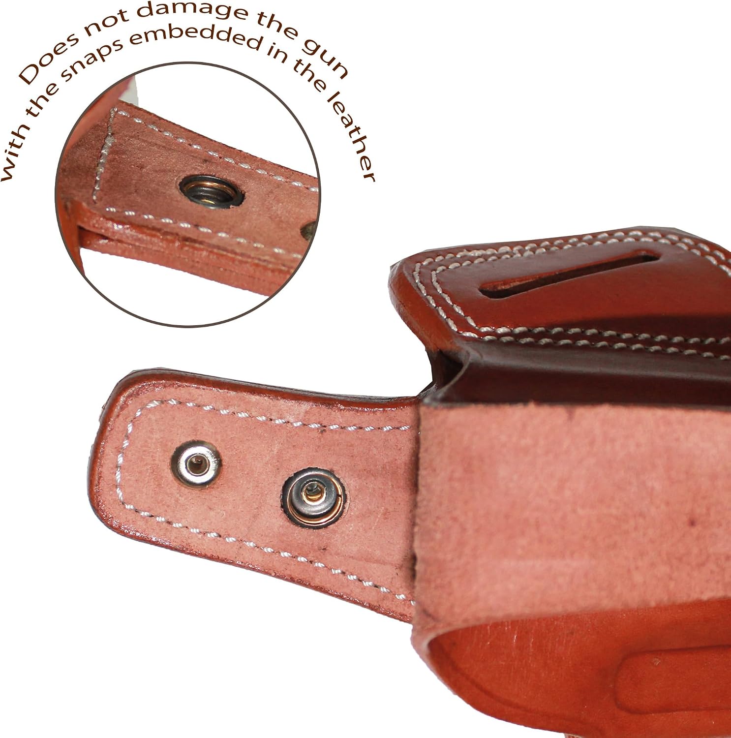 YT HOBBY Handmade Leather OWB Carry Two Slot Thumb Break Gun Holster for Sig P226