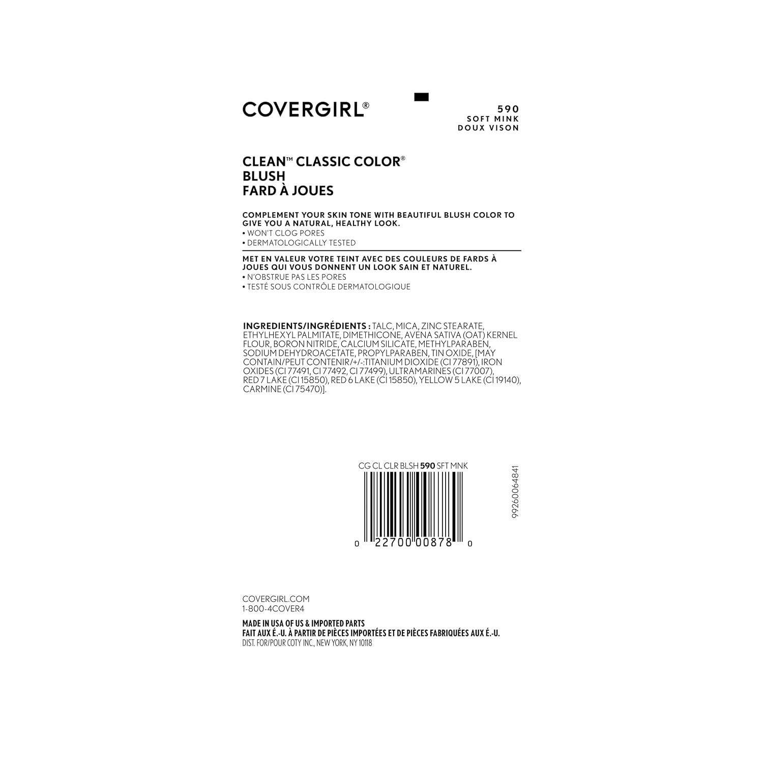 COVERGIRL Classic Color Blush, Iced Plum (510) (Packaging May Vary)